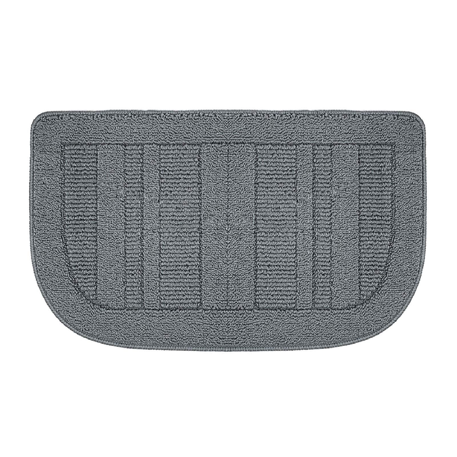 Beqhause 30X18 Inch Kitchen Rug Mats, Durable Anti-Slip Absorbent Dirt-Resistant Kitchen Rug Pet Mat Machine Washable (Grey)