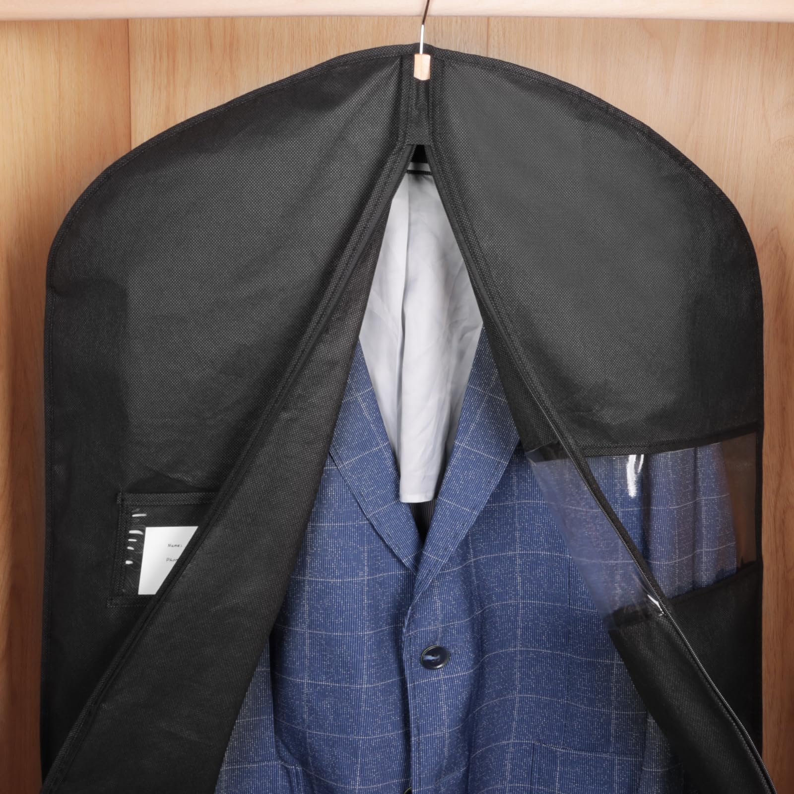 Keegh 40'' Suit Bags Garment Bags For Hanging Clothes(Set Of 10), Suit Cover Bag For Men, Suit Bags For Closet Storage Or Travel