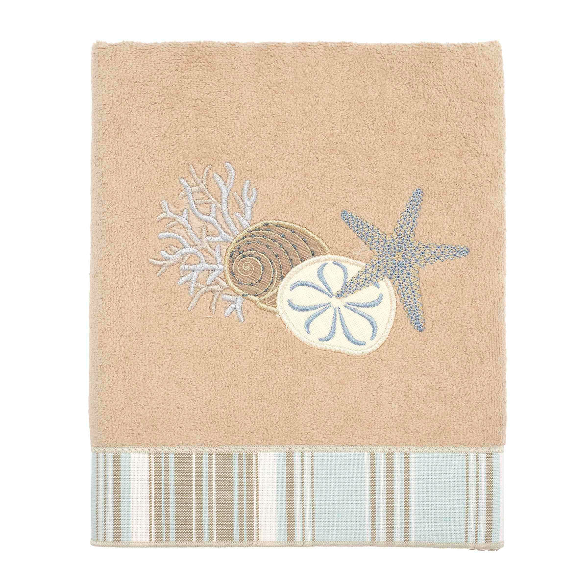Avanti Linens - Hand Towel, Quick Dry, Soft & Absorbent Cotton Towel, Coastal Inspired Bathroom Accessories (By The Sea Collecti
