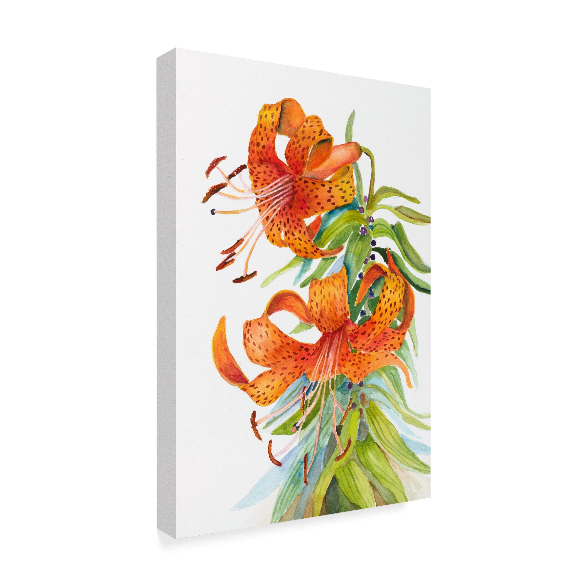 Tiger Lilies By Joanne Porter, 12X19-Inch