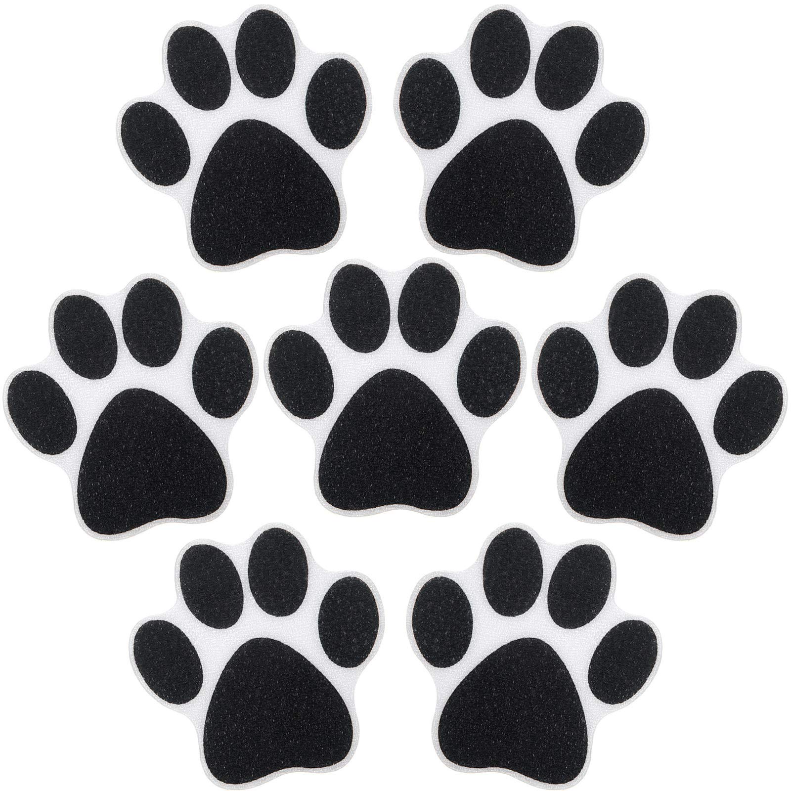 Mudder 20 Pcs Non Slip Bathtub Stickers Shower Floor Non Slip Sticker Adhesive Paw Decals Treads Non Slip Stickers For Tubs Anti