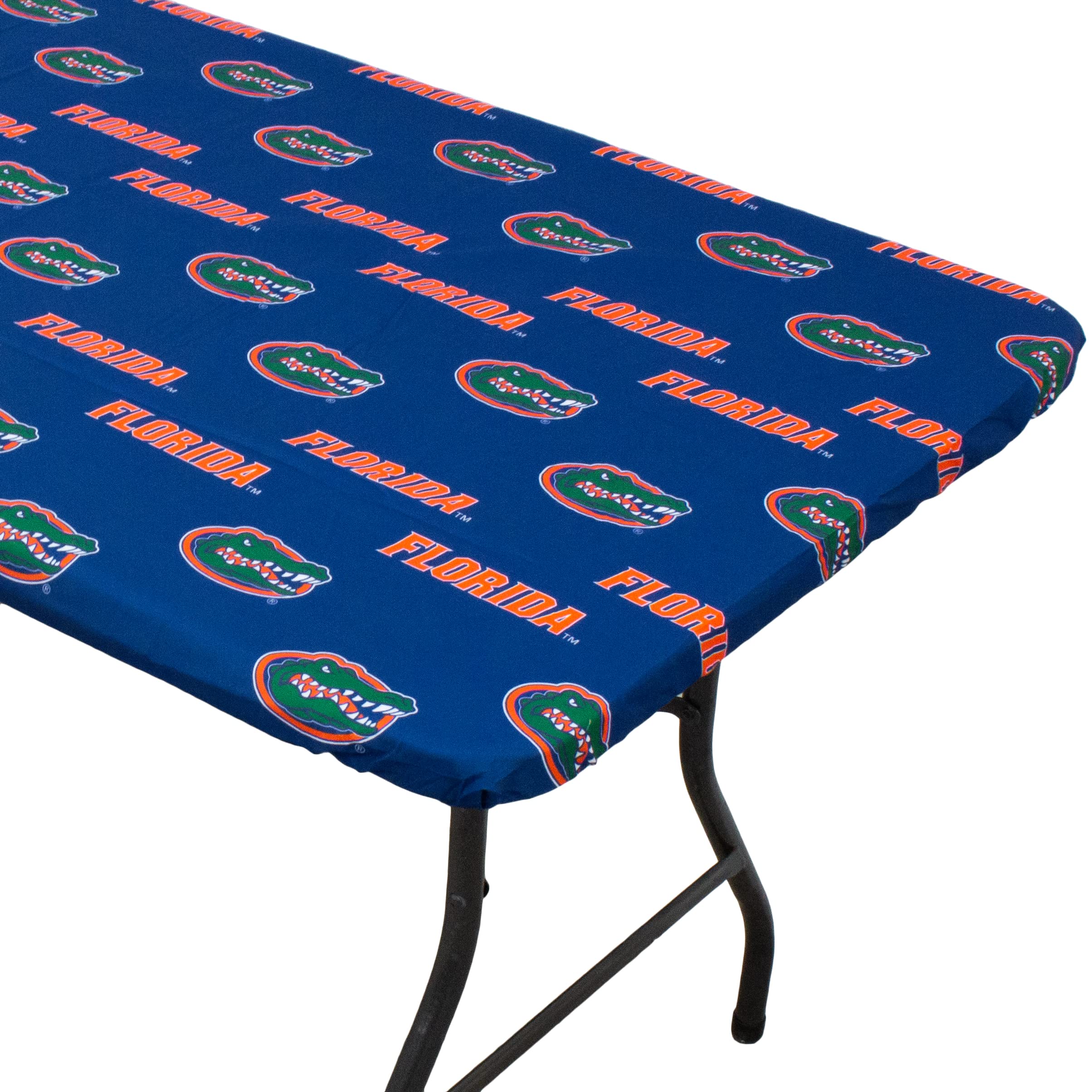 College Covers Florida Gators Tailgate Fitted Tablecloth, 72'' X 30'', 6 Ft Table