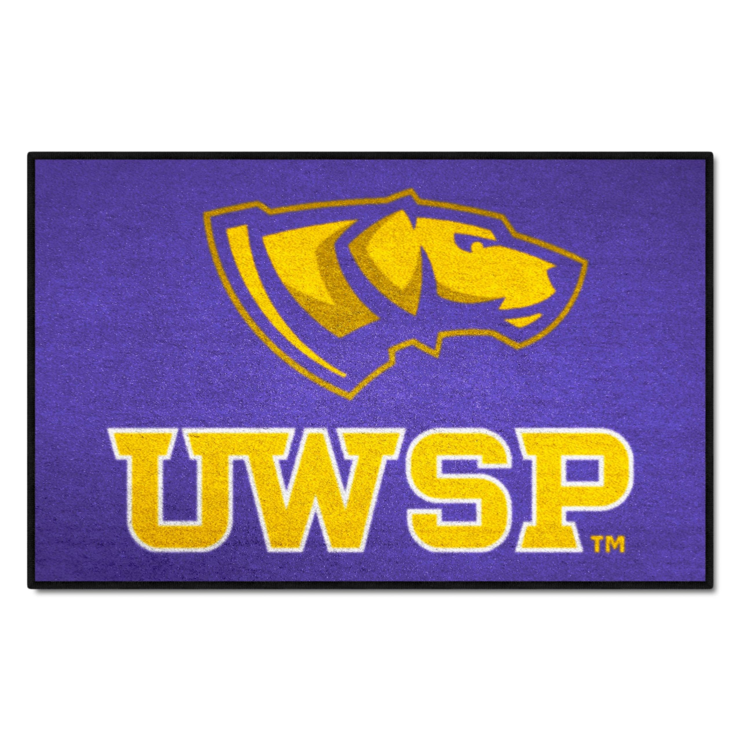 FANMATS 576 NCAA - Wisconsin-Stevens Point Pointers Starter Mat Accent Rug - 19in. x 30in. | Sports Fan Home Decor Rug and Tailg