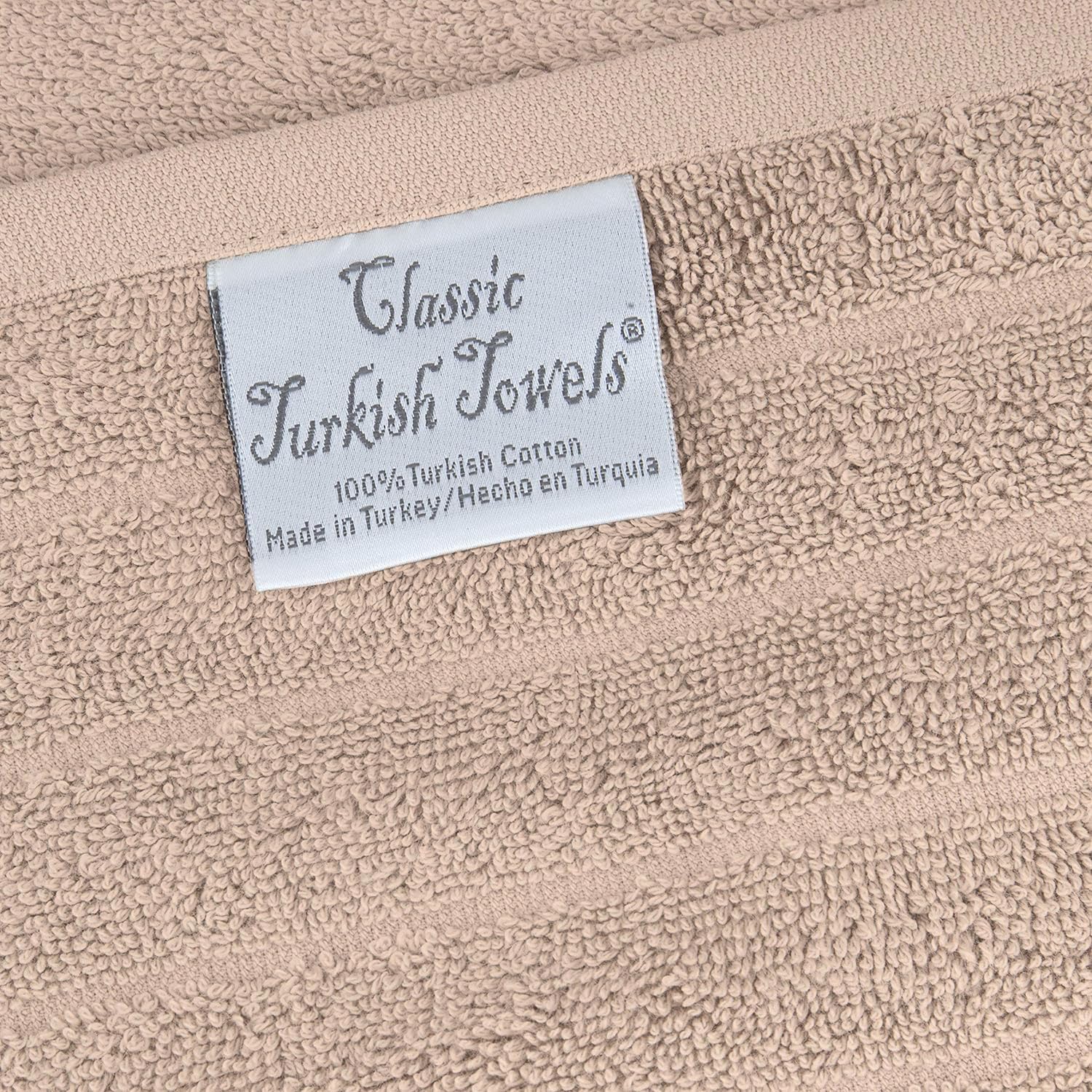 Classic Turkish Towels Ctt Luxury 6 Piece Towel Set, 100% Turkish Cotton, Quick Drying, Highly Absorbent & Comfy, Includes 2 Bat