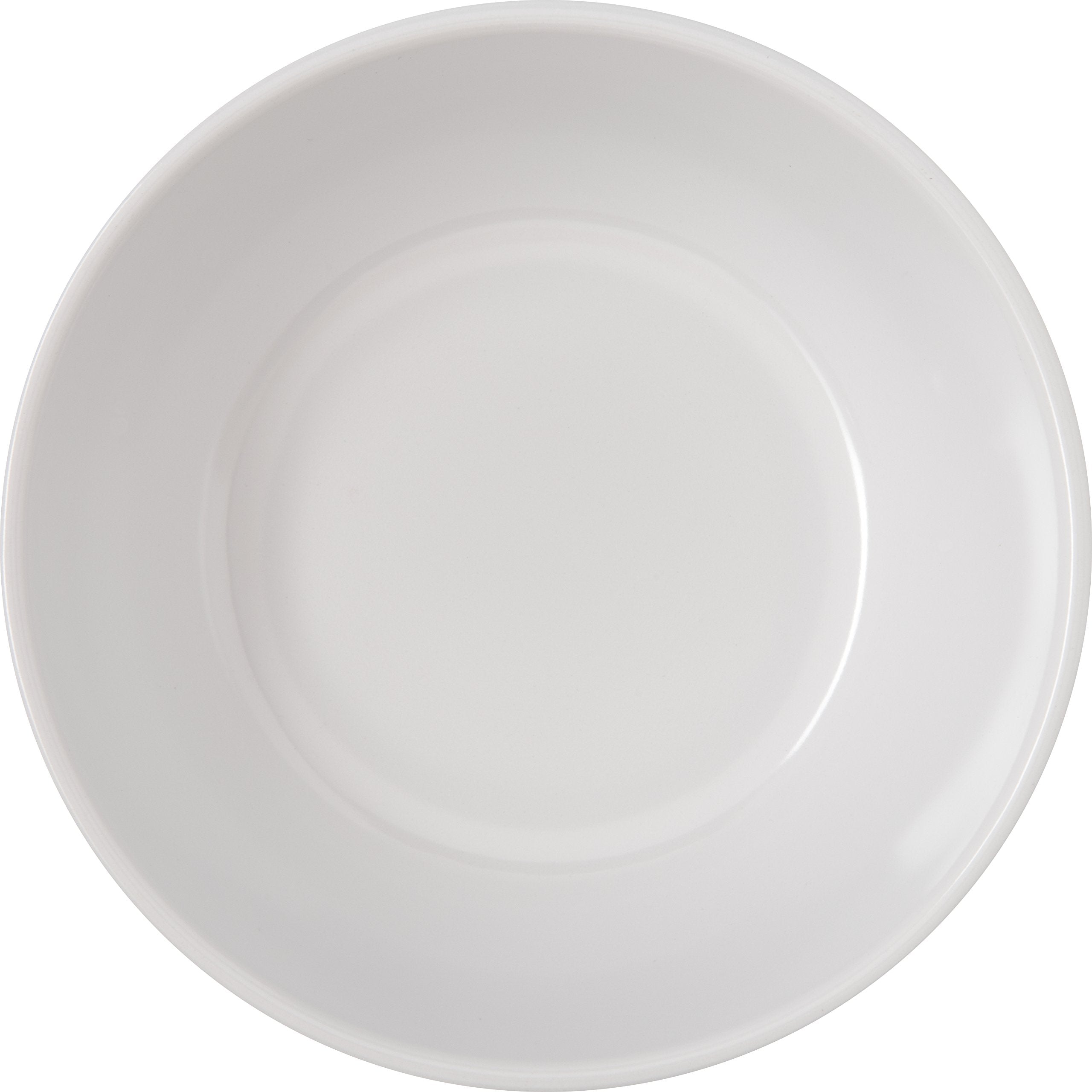 Carlisle Foodservice Products Dallas Ware Reusable Plastic Bowl For Buffets, Home, And Restaurants, Melamine, 10 Ounces, White,