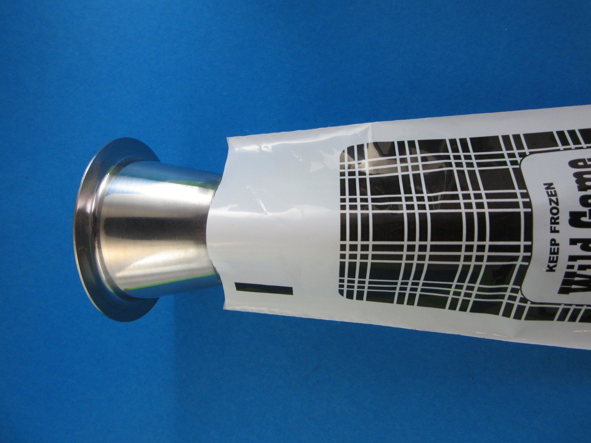 Premium Stainless Steel #32 Size X 2'' Meat Grinder Tube Horn Funnel For Filling Meat Bags