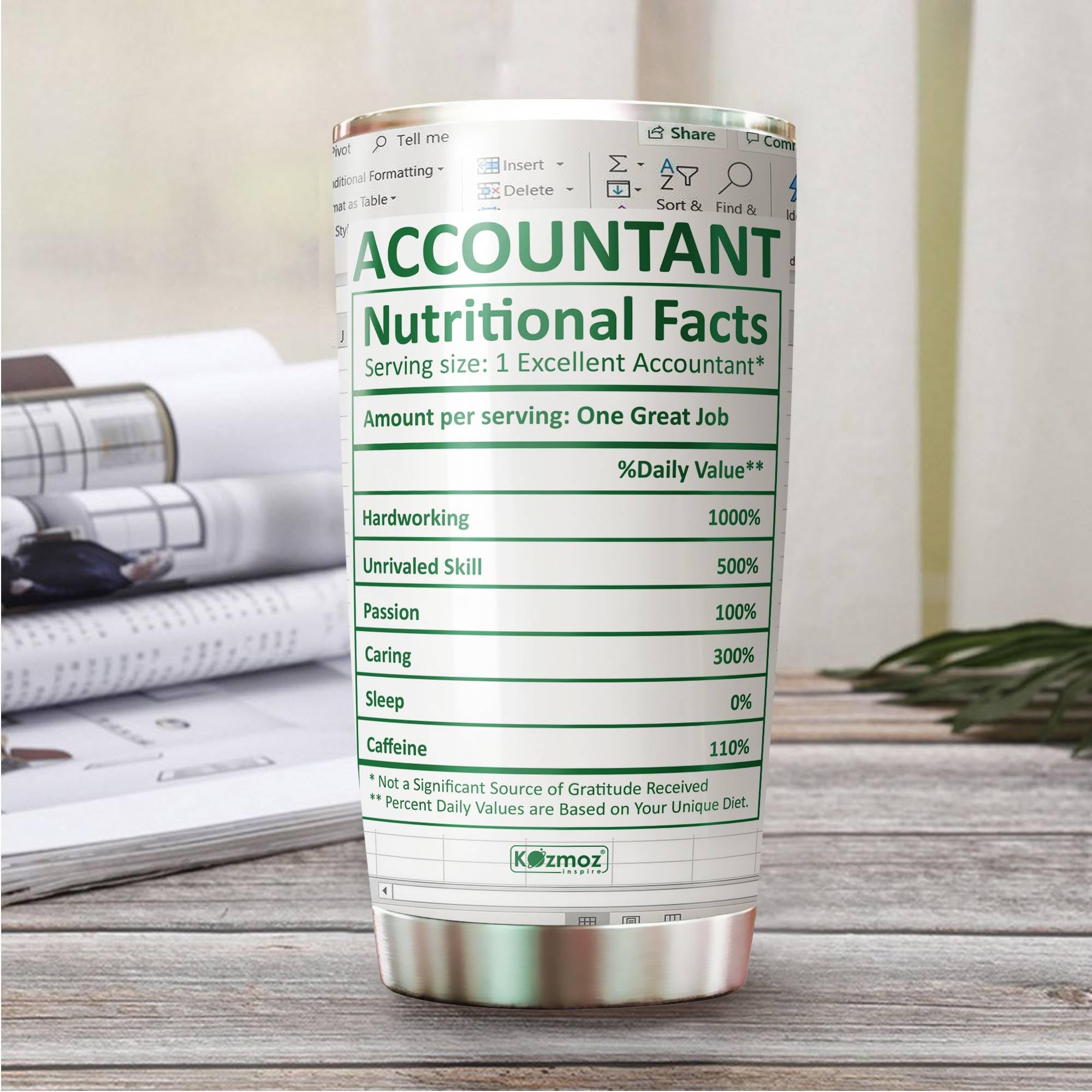 Accountant cup -Accountant funny mug-accounting gift-cpa gifts-excel life-accounting graduation gifts-excel shortcut -Tumbler Gifts for Accountant  na CPA CFO  Coworkers  Men  Women Tumbler 20 oz