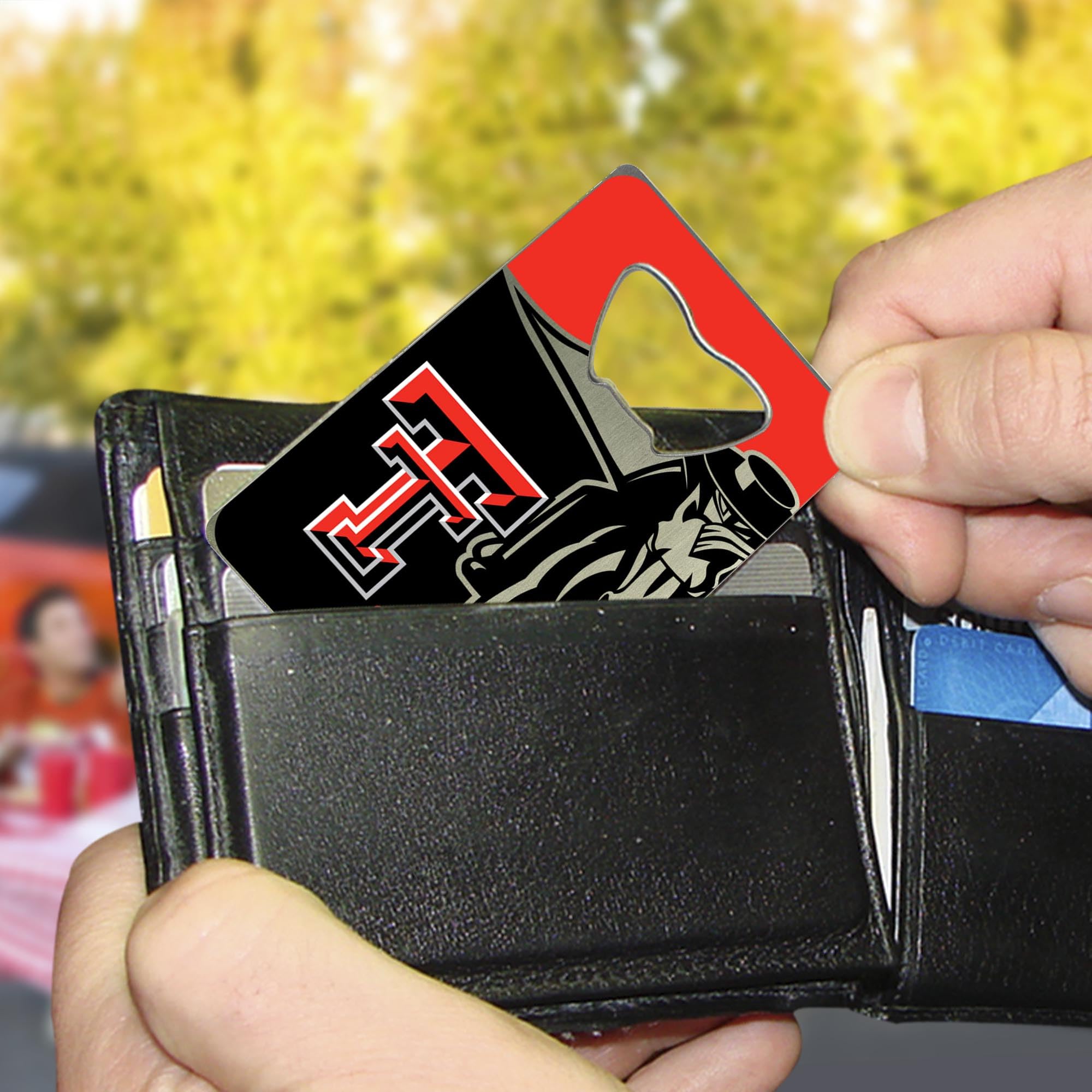 Fanmats  Texas Tech University Credit Card Bottle Opener