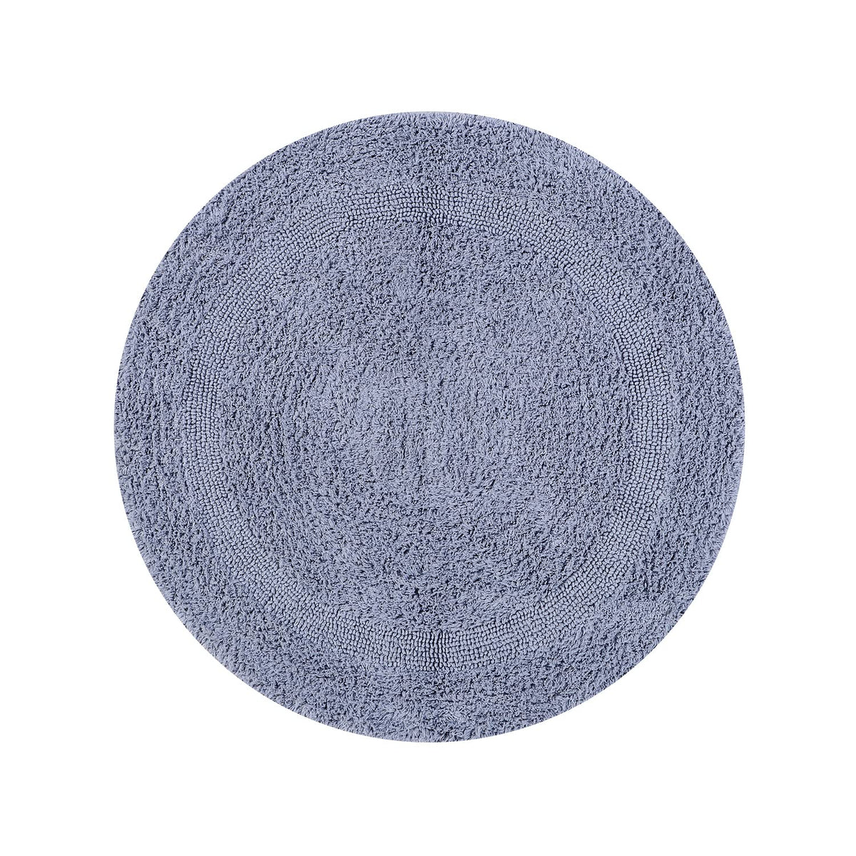 Better Trends 100% Cotton Lux Collection Bath Mats, Silver - Tufted, Absorbent Reversible Bath Mat, Machine Washable, Quick-Dry,