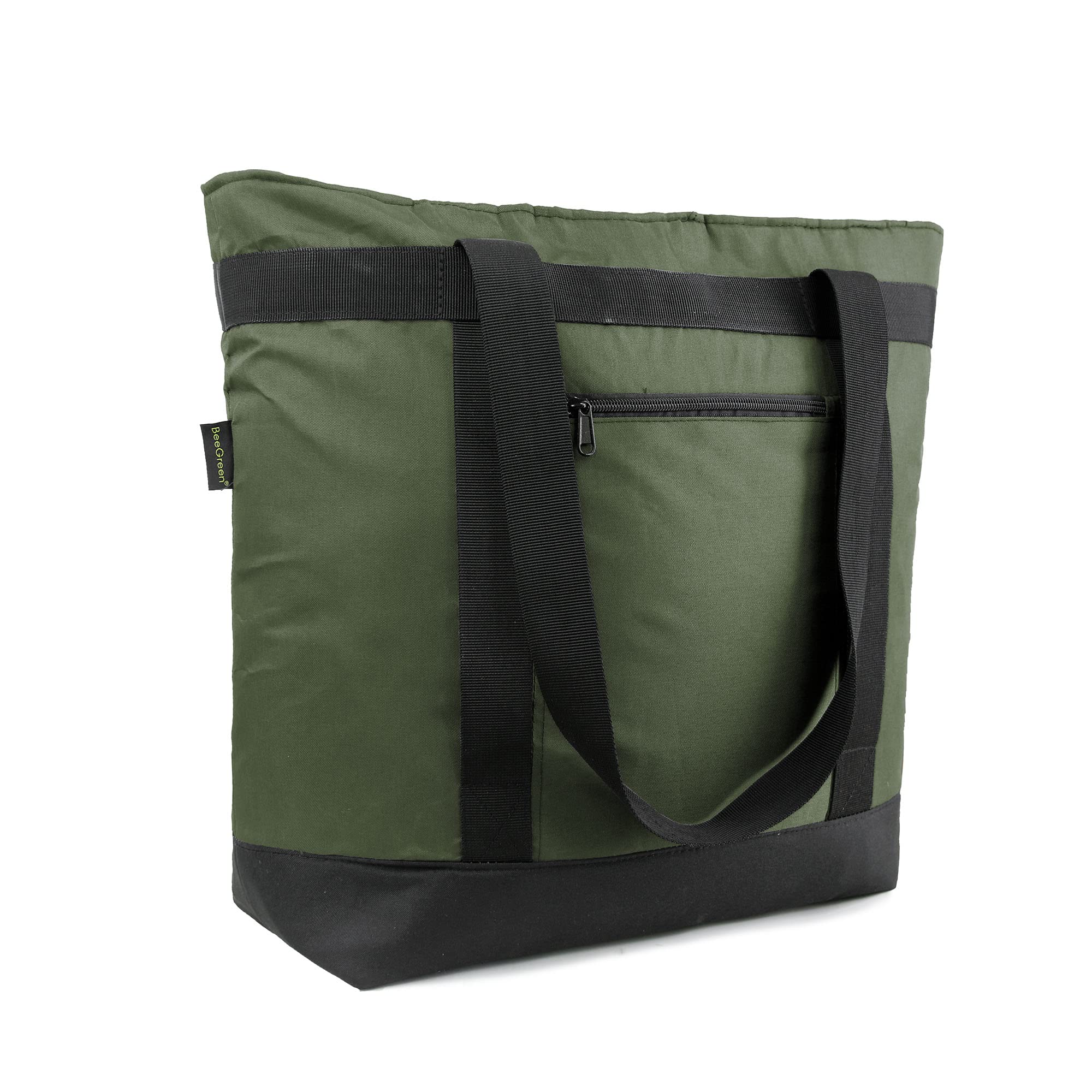 BeeGreen Cooler Bag Soft Insulated Tote for Beach Travel Grocery Shopping Lunch Portable Large Ice Coolers with Handle Hard Free