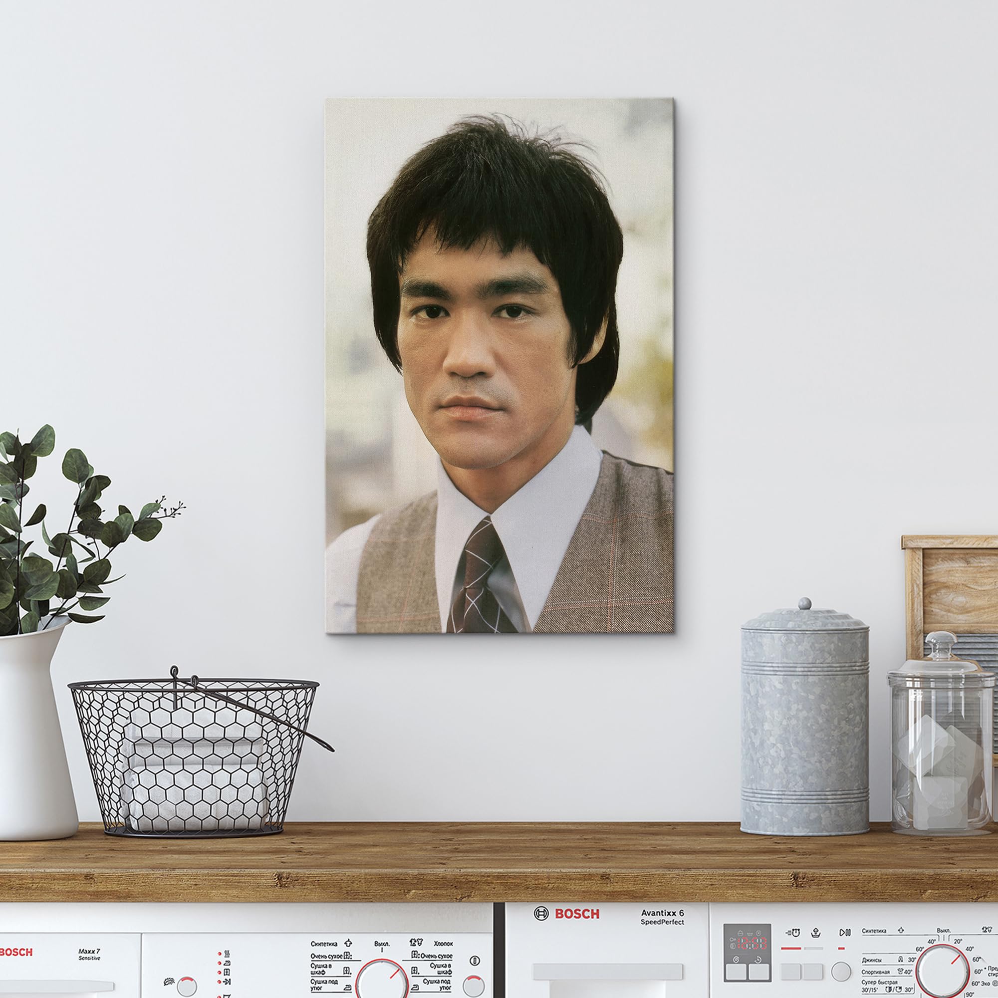 Wall26 Canvas Print Wall Art Famous Celebrity Actor Martial Artist Bruce Lee Historic Classic Photography Realism Traditional Po