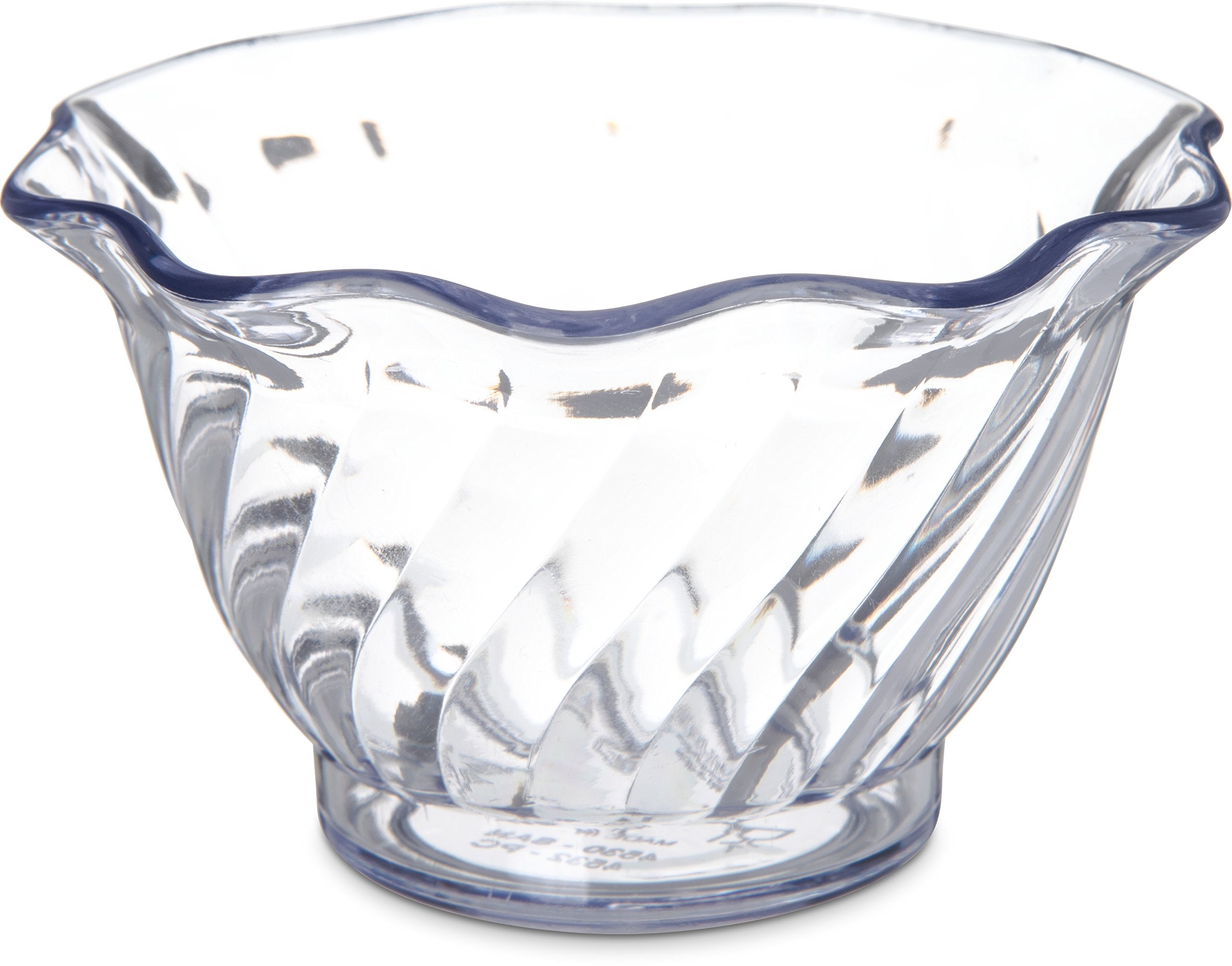 Carlisle Foodservice Products 453207 Mini Plastic Parfait Cup, 5.4 Oz, Clear