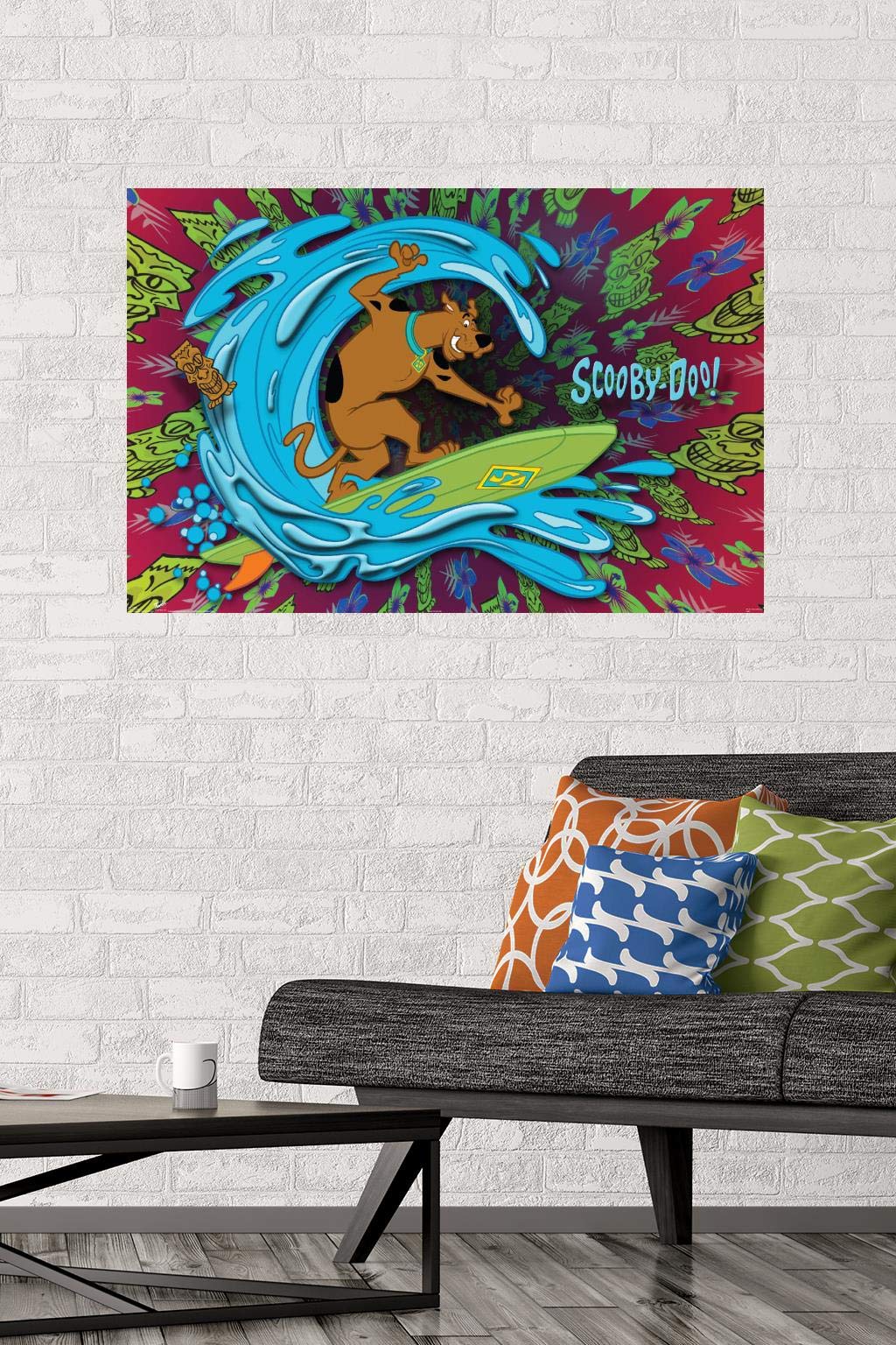 Trends International Scooby-Doo - Surf Wall Poster, 22.375'' X 34'', Premium Unframed Version