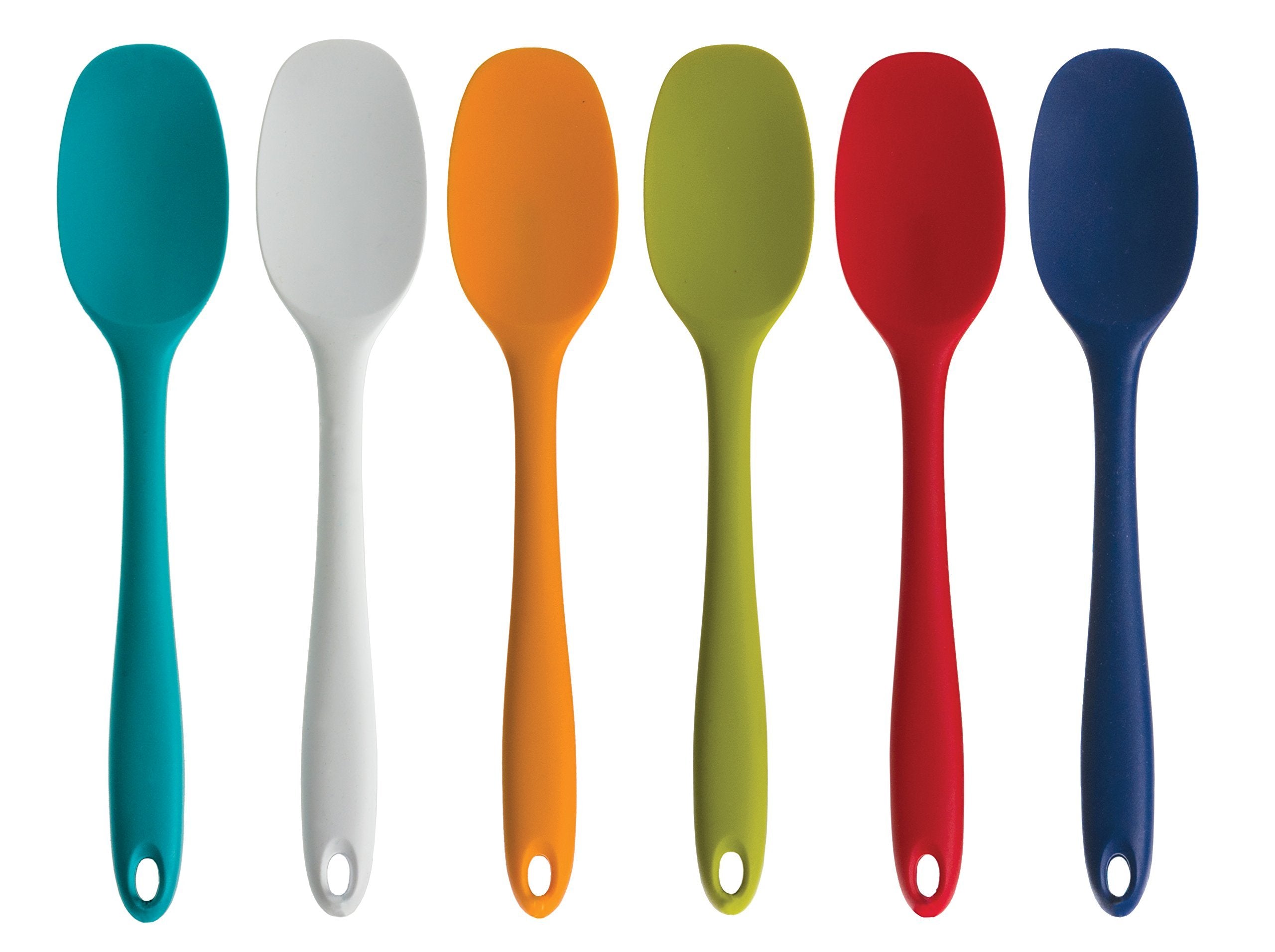 Rsvp Ela'S Favorite Silicone Spoon, Red