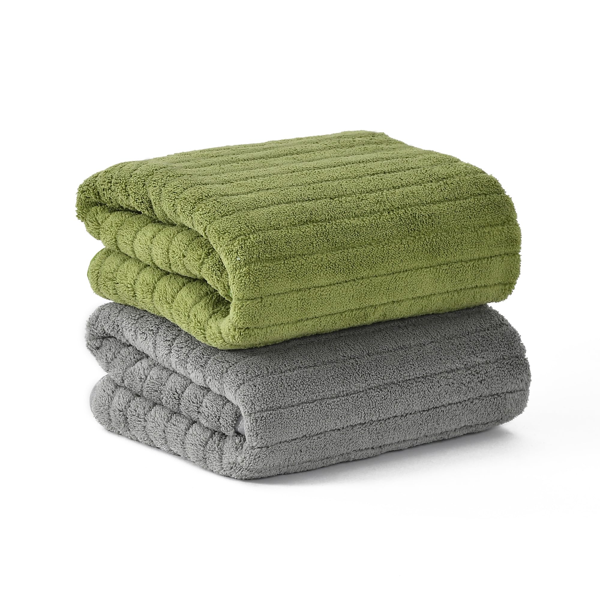 Urbanleaf Stripe Microfiber Hand Towels, Gym & Workout Towels, Pack Of 2 Multicolor 6
