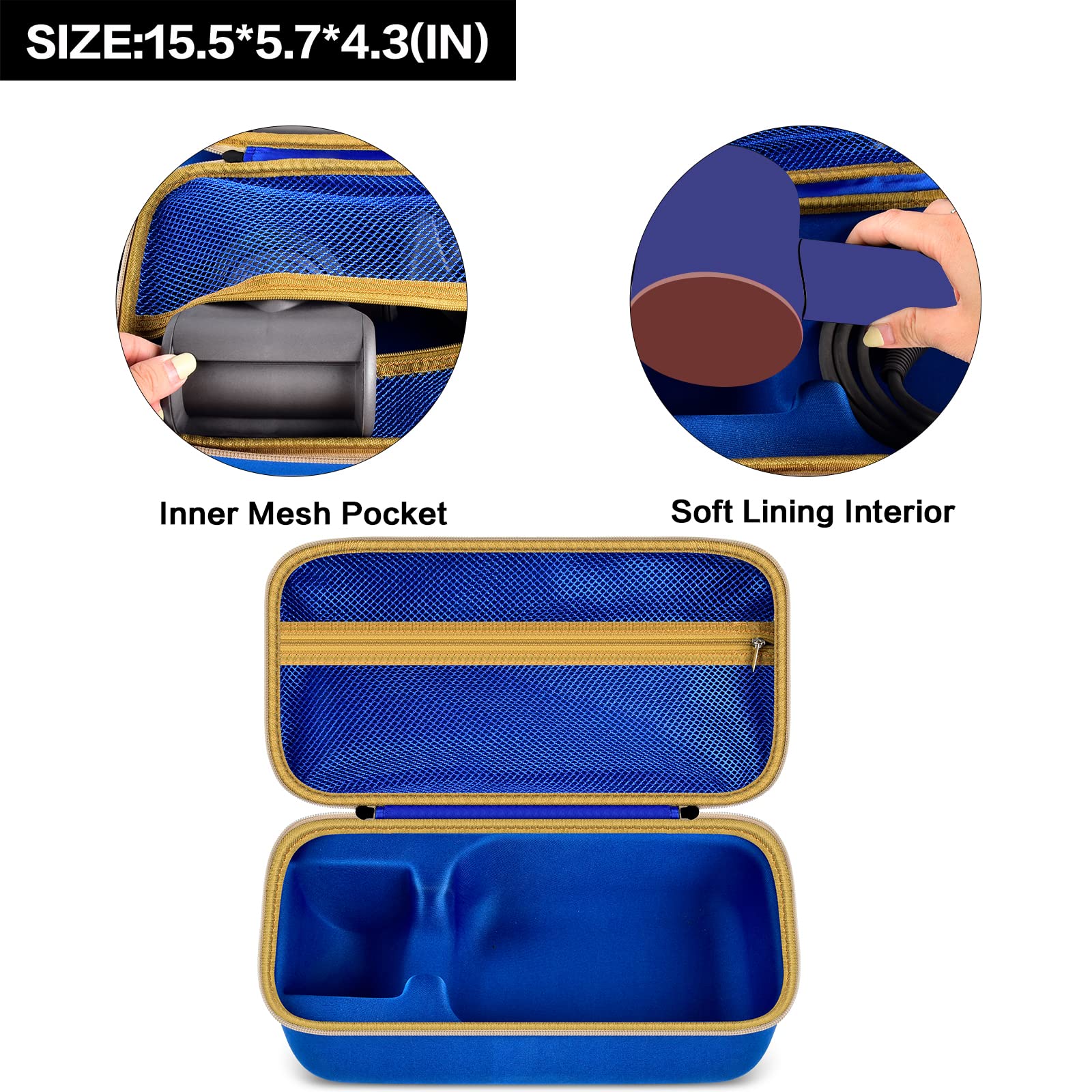 Ankhoh Case Holder Compatible With Dyson Supersonic Hair Dryer, Blow Dryer Storage Bag Fits For Dyson Supersonic Hair Dryer Limi