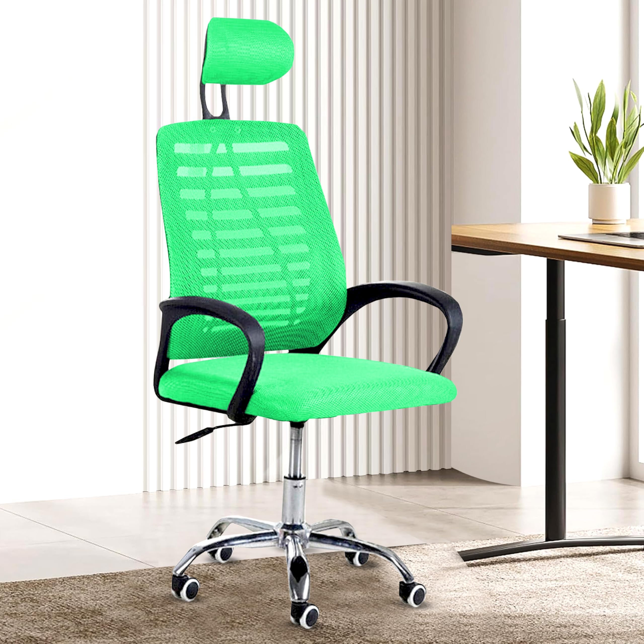 Casa Copenhagen,Mesh Office Desk Chair,Rocking Chairs Ergonomic Computer Chair Adjustable High With Headrest And Comfortable Arm