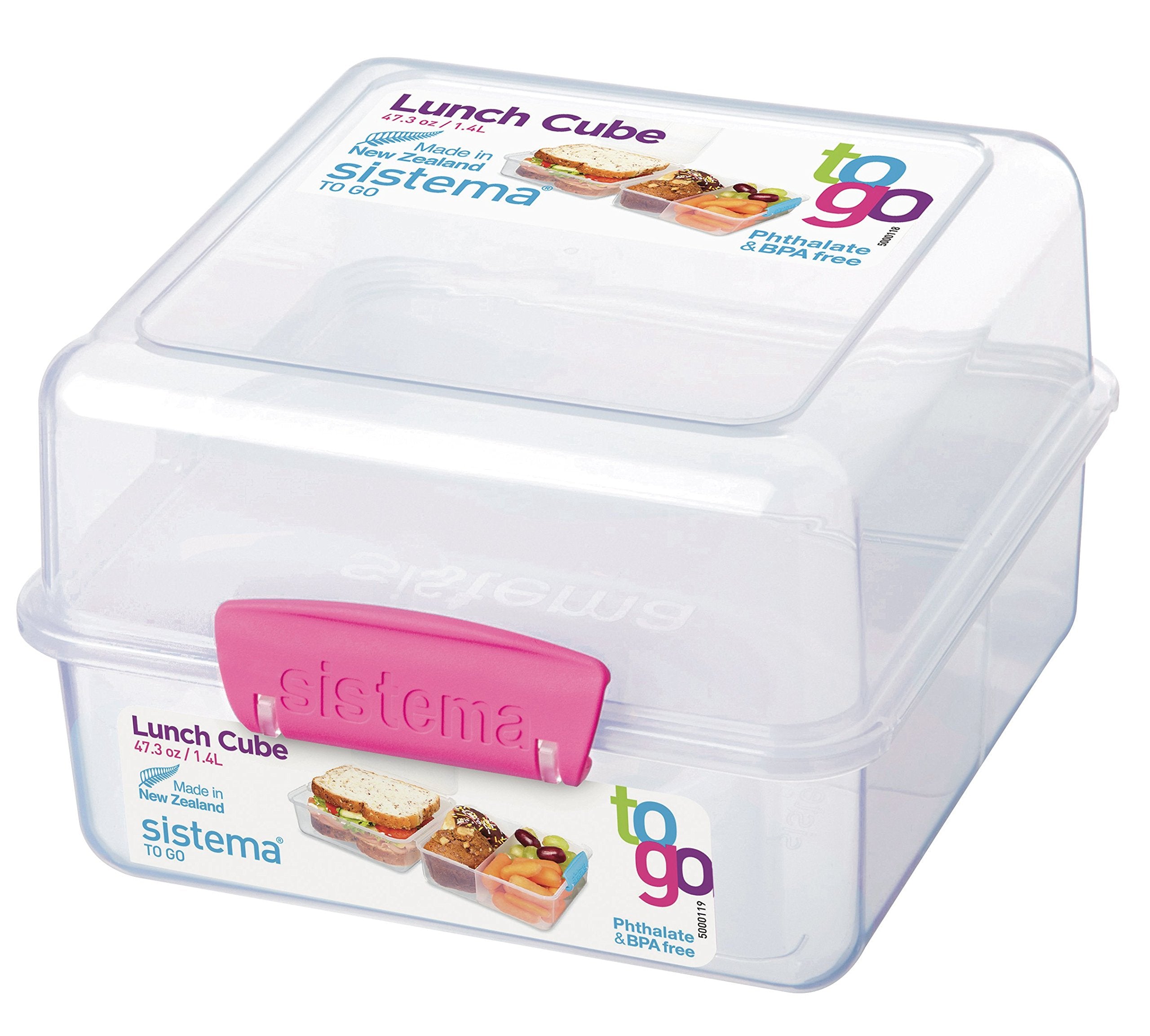Sistema To Go Collection Lunch Cube Compact Food Storage Container
