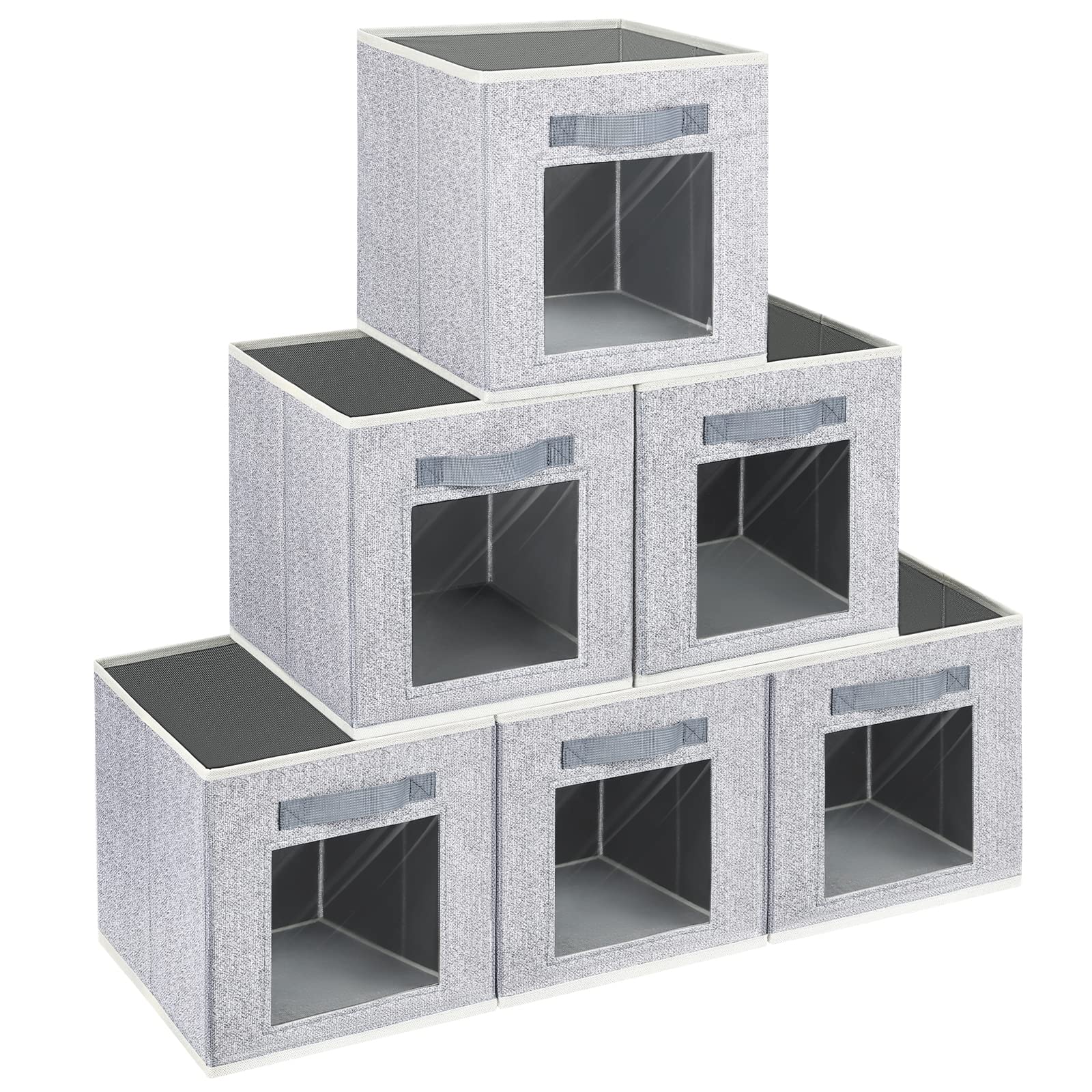 Homsorout Linen Closet Organizers And Storage - 6 Pack Cube Storage Bi ...