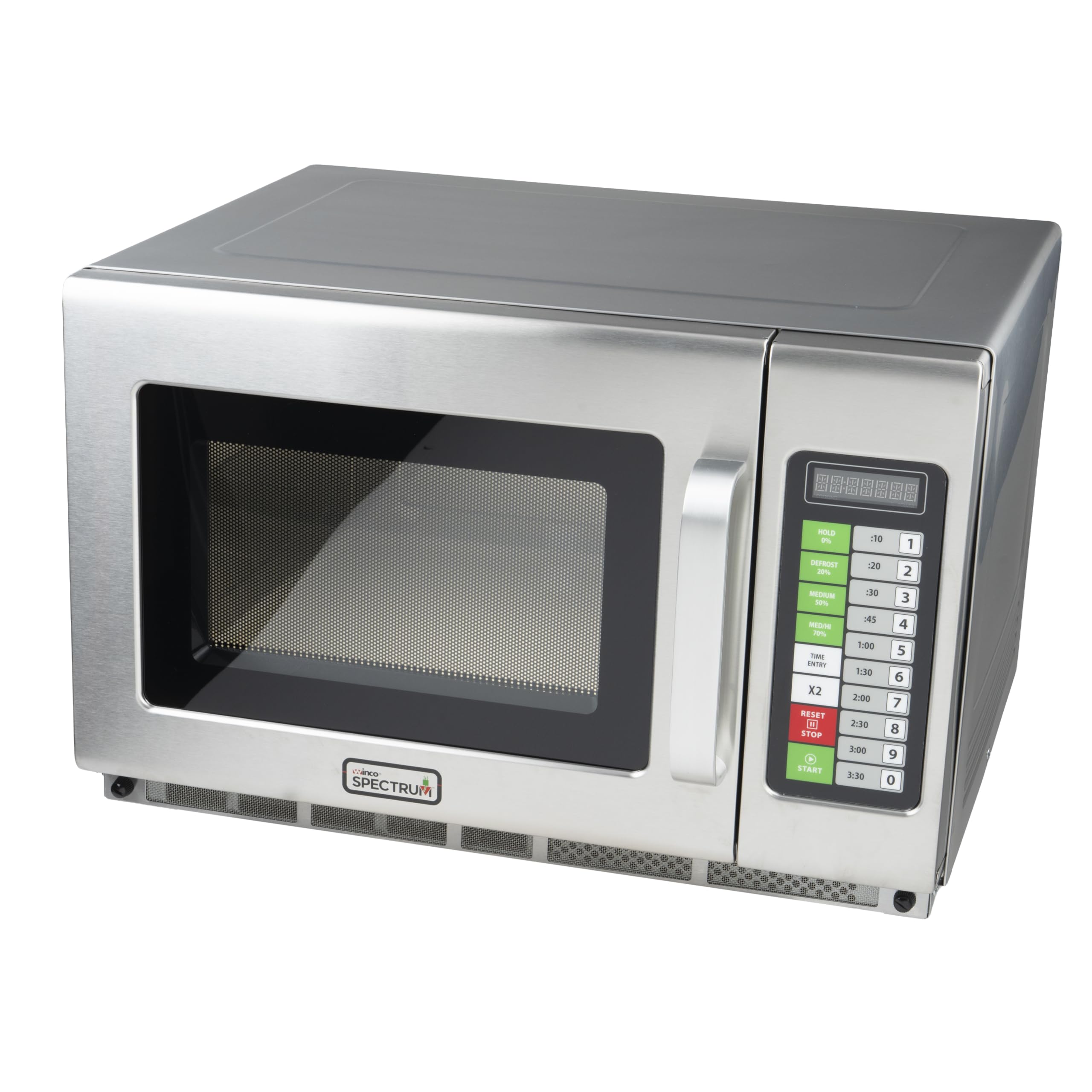 Winco Commercial-Grade Microwave with Touch Controls, 2,100 W, 1.2 Cubic Feet