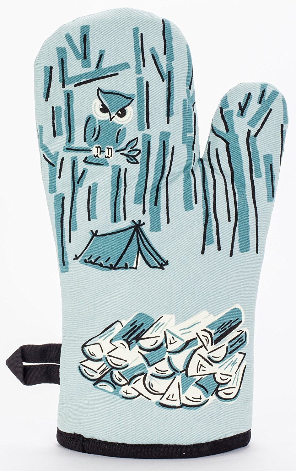 Blue Q Oven Mitt, Bitches Get Stuff Done. Super-Insulated Quilting, Comfy Natural-Fitting Shape, 100% Cotton, 12.5'' H X 7.5'' W