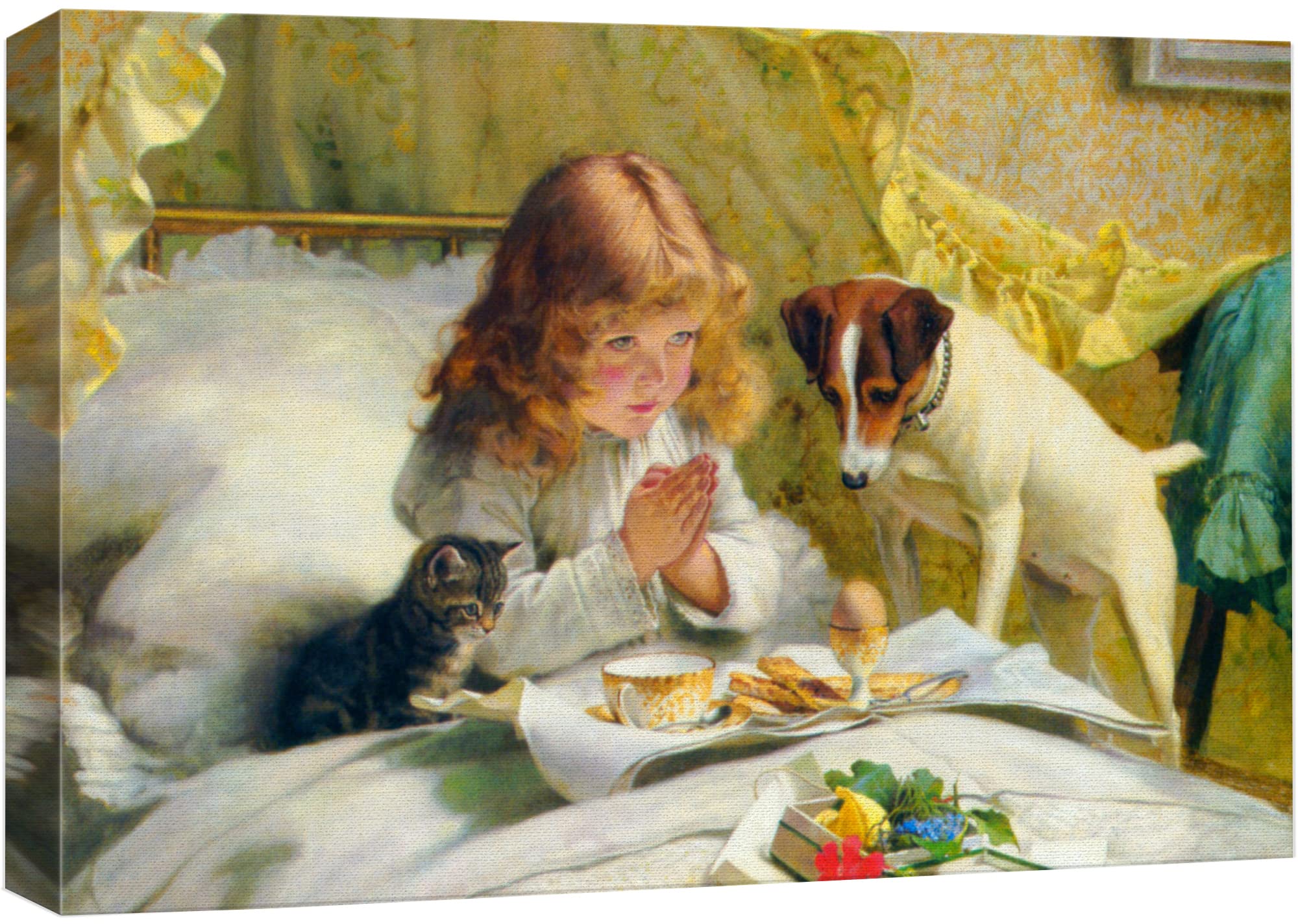 Wall26 Canvas Print Wall Art Suspense By Charles Burton Cultural People Oil Painting Fine Art Traditional Dramatic Multicolor Ul