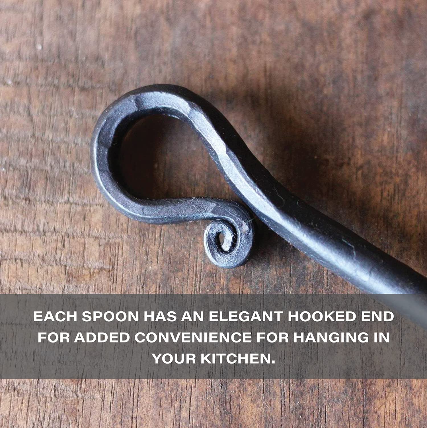 Copper And Steel Coffee Scoop | Food Grade & Measures 2 Tsp | Antique & Rustic Cast Iron Metal Spoon | Use For Espresso Beans, T