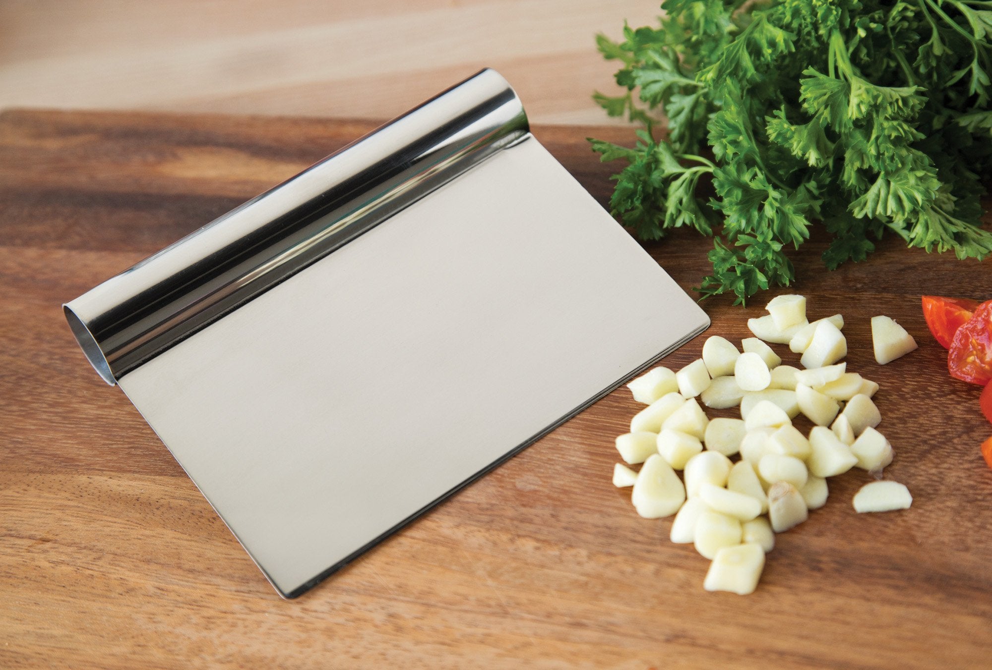 Fox Run Chopper/Scraper With Apple Corer, Stainless Steel 1.25 X 6 X 4.75 Inches