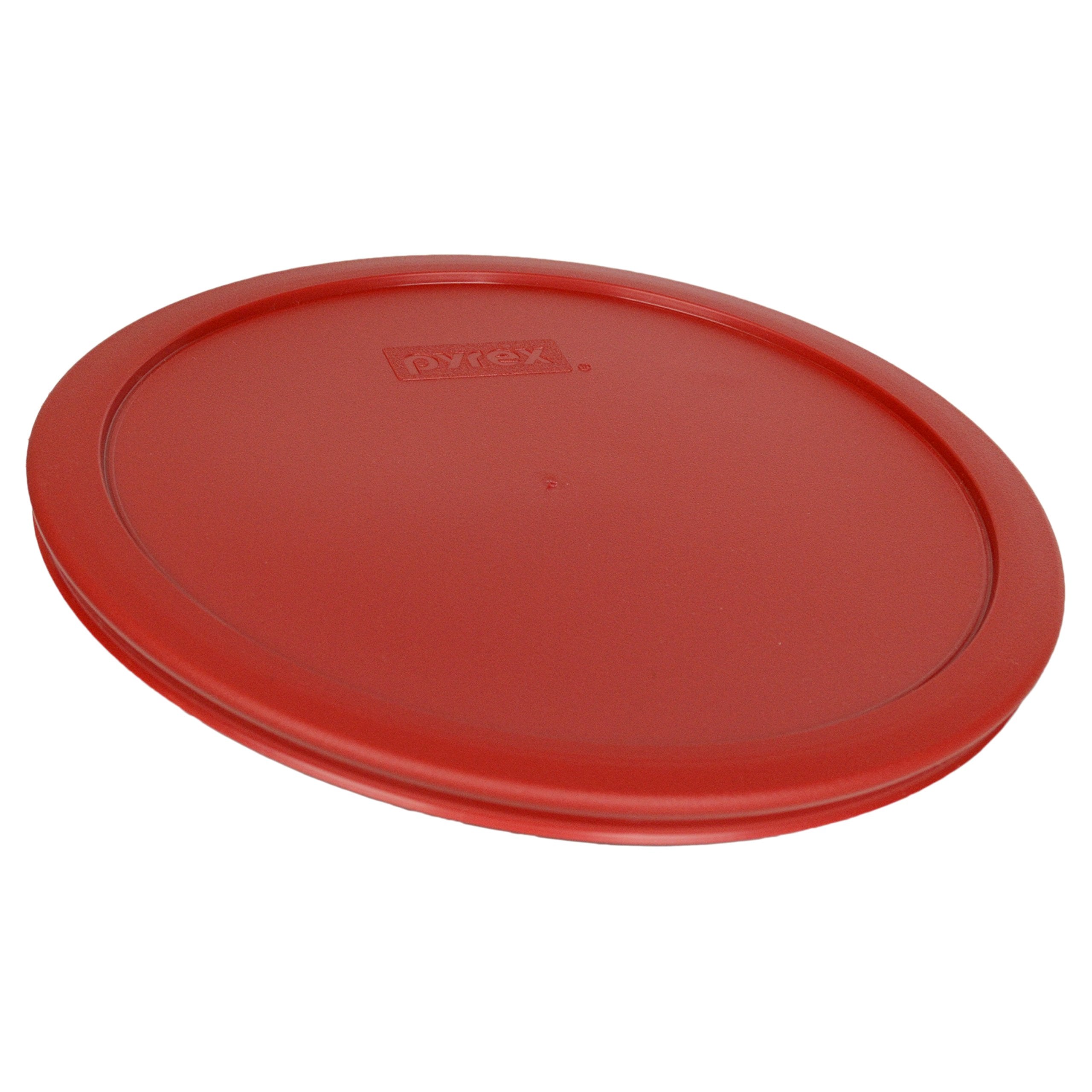 Pyrex 7403-Pc 10 Cup Poppy Red Round Plastic Storage Lid, Made In Usa