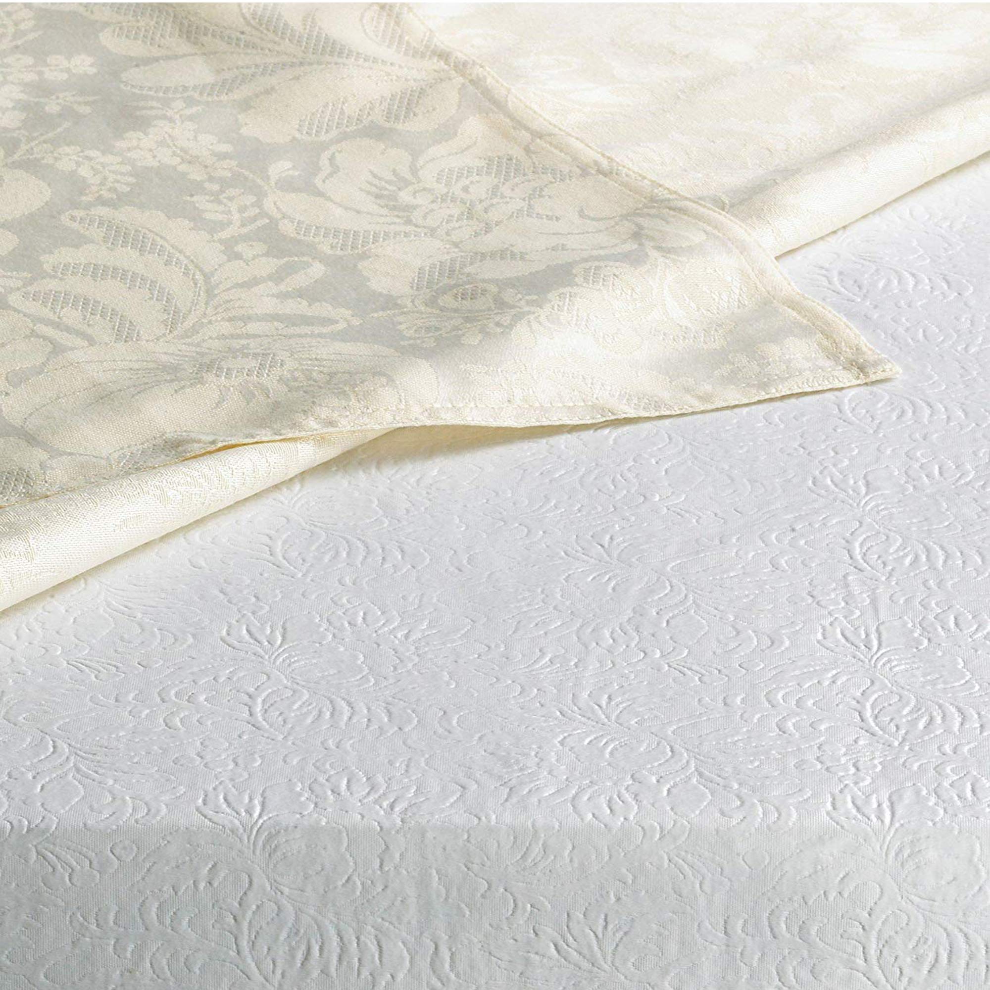 Home Bargains Plus Quilted Heavy Duty Table Pad Protector With Flannel Backing - Cut To Fit -70'' Round