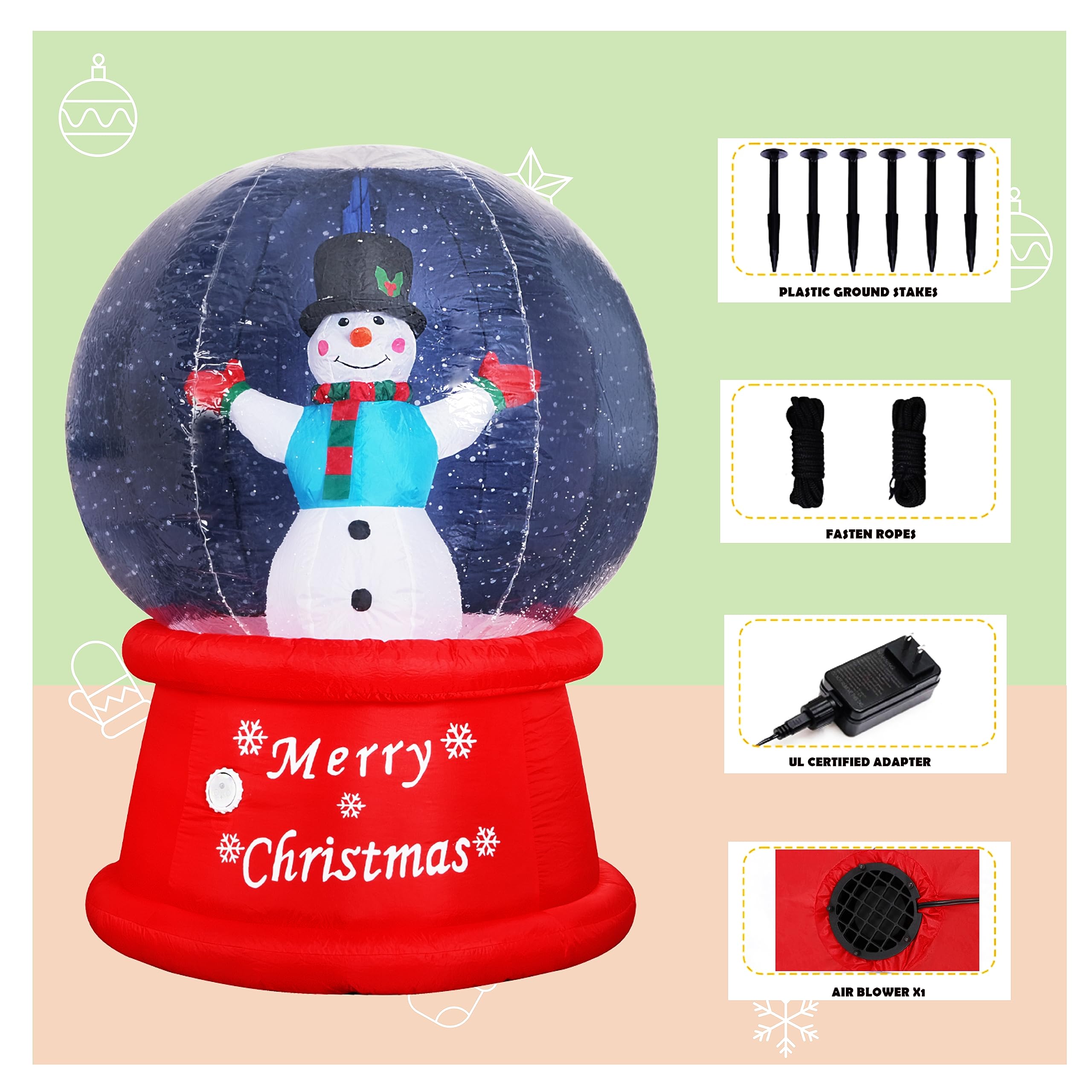 13 FT 2024 New Christmas Archway Inflatable Outdoor Decoration Large Candy Arch Santa Claus Snowman Xmas Tree Pink Blow Ups for