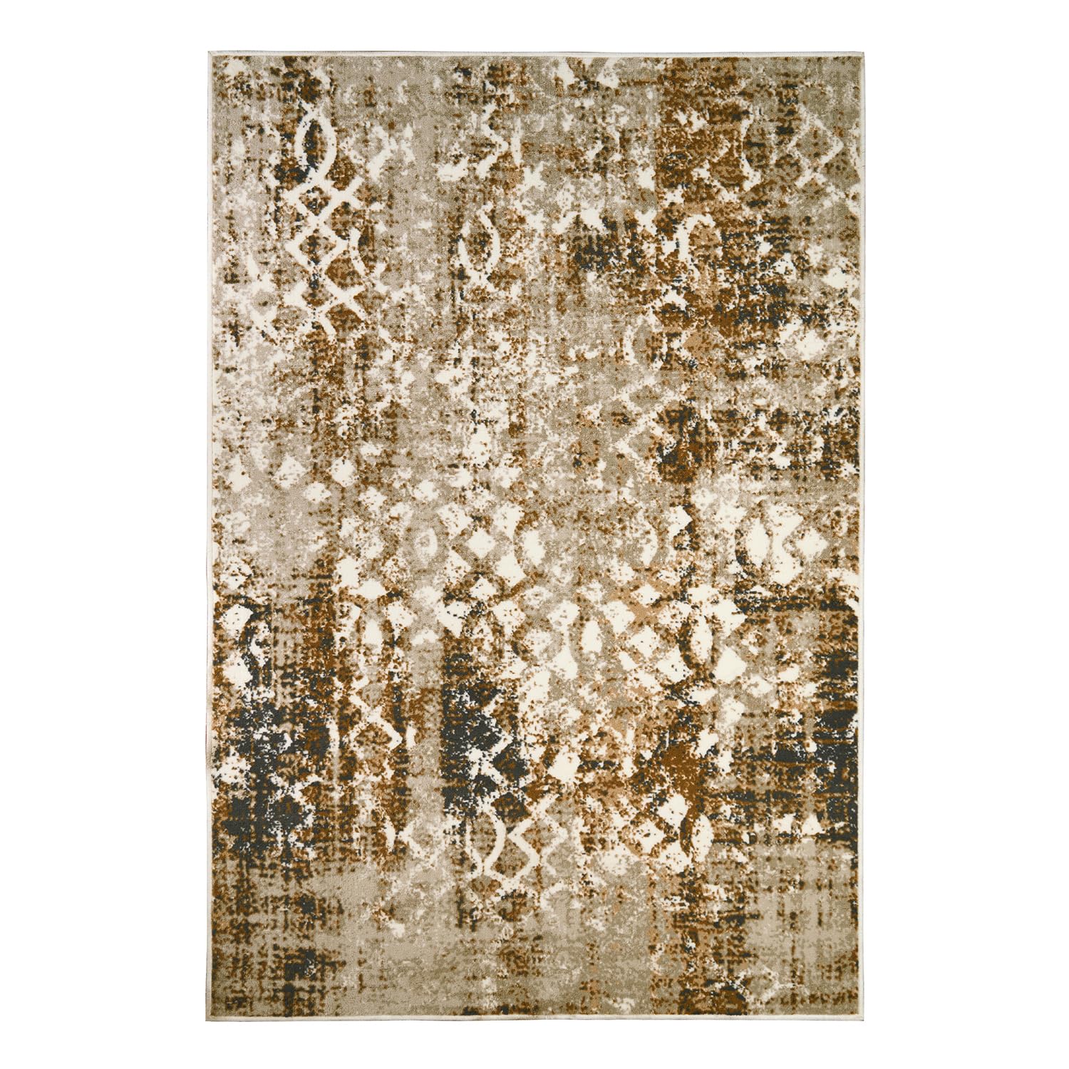 Welspun Wonder-Full Polyster Carpet-Brown