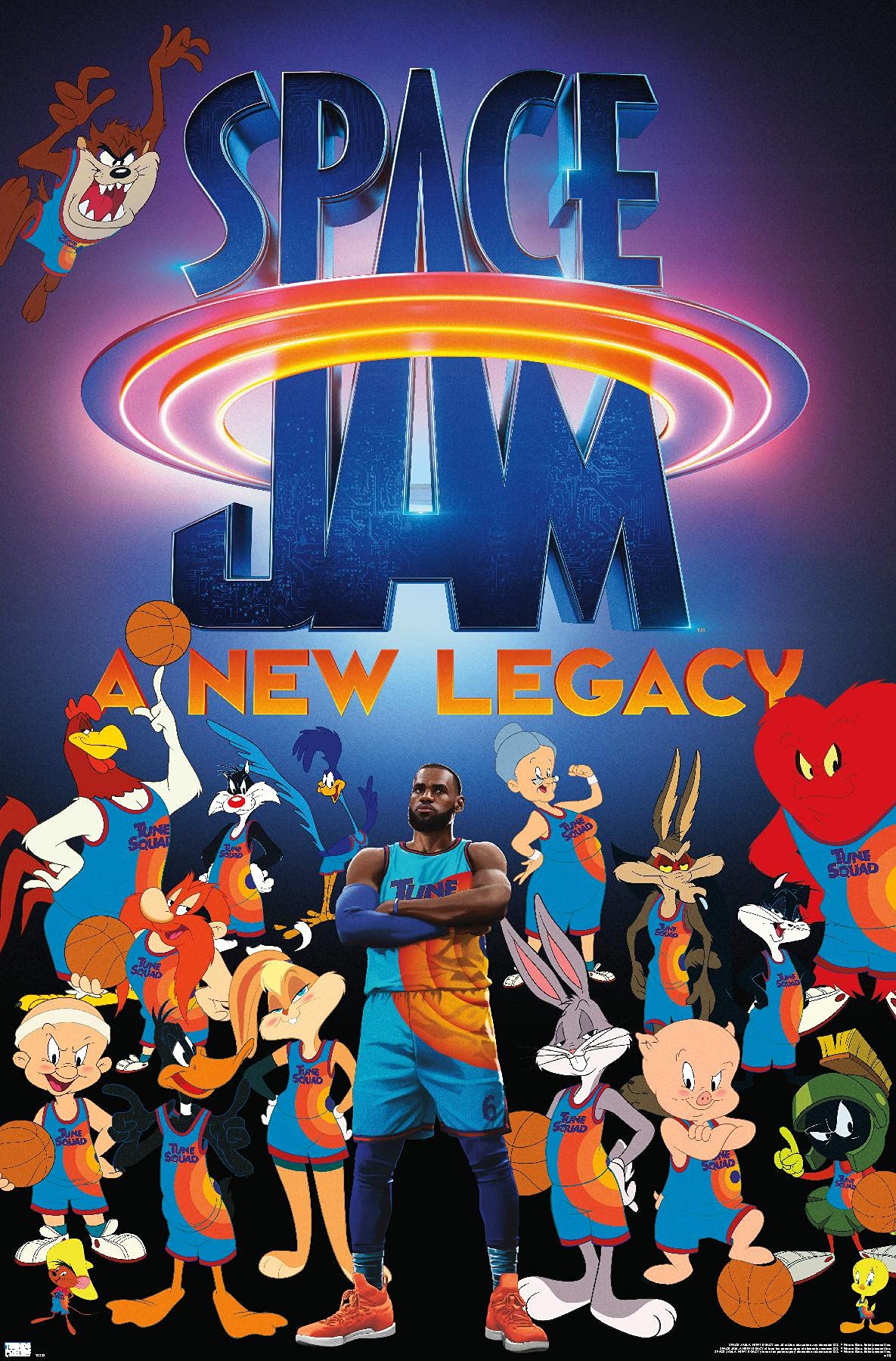 Trends International Space Jam: A New Legacy - Team Wall Poster, 22.375'' X 34'', Unframed Version
