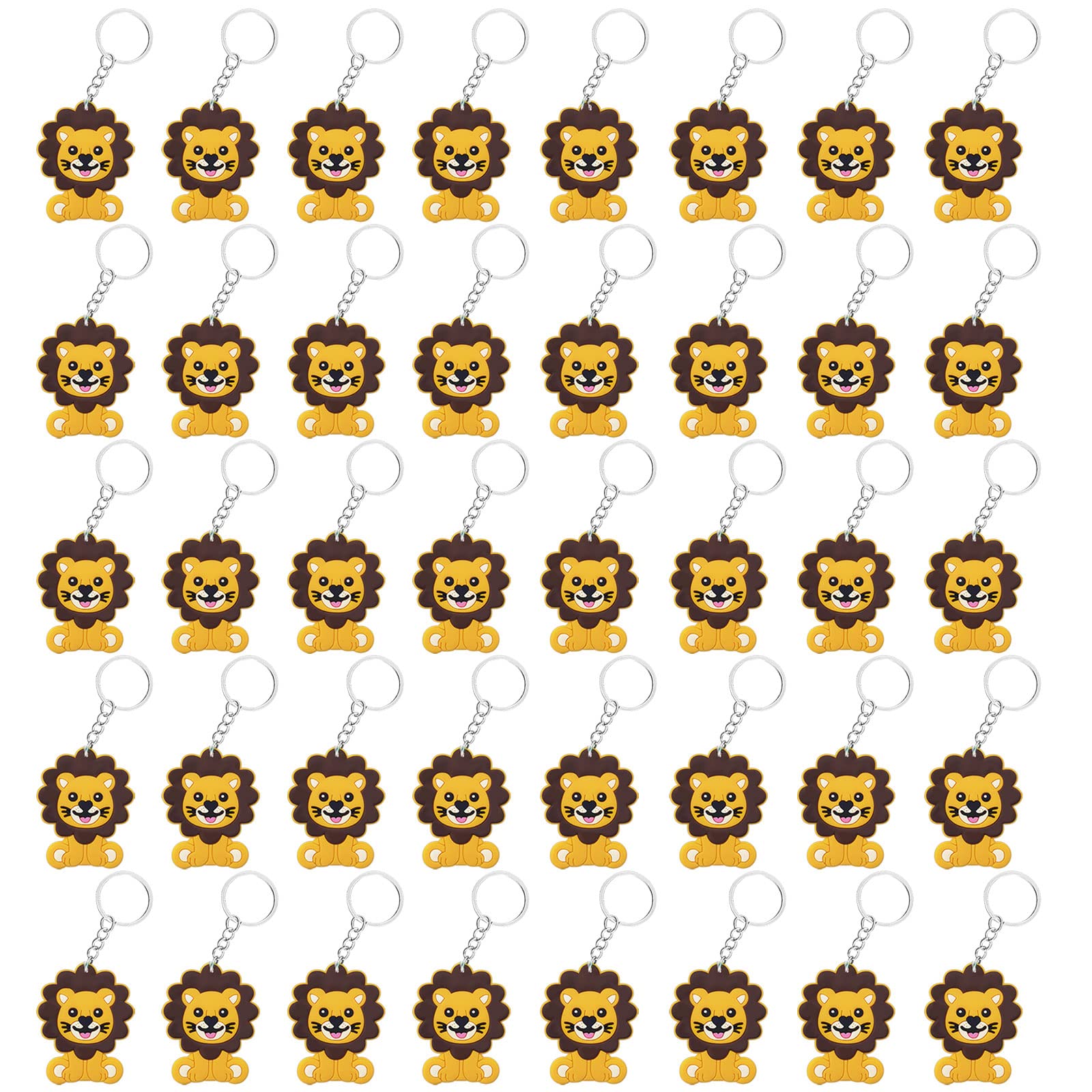 CiciBear 40 Pack Lion Party Decorations for Guests,Jungle Safari Wild Woodland Baby Shower, Kids Birthday Party Favor