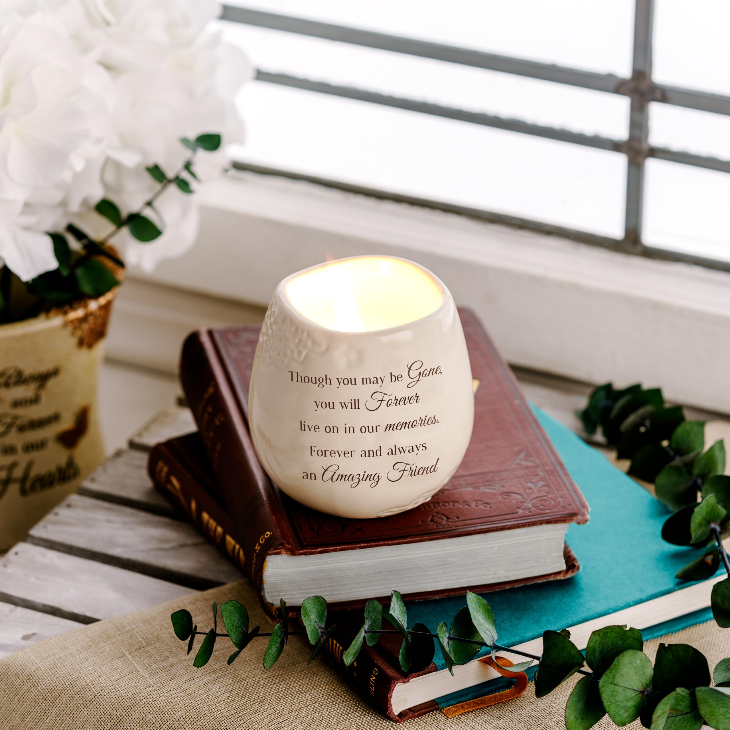 Pavilion Gift Company - Amazing Friend 8 oz Bereavement Candle, Memorial Gifts for Loss of Mother Father Friend Loved One, Remem