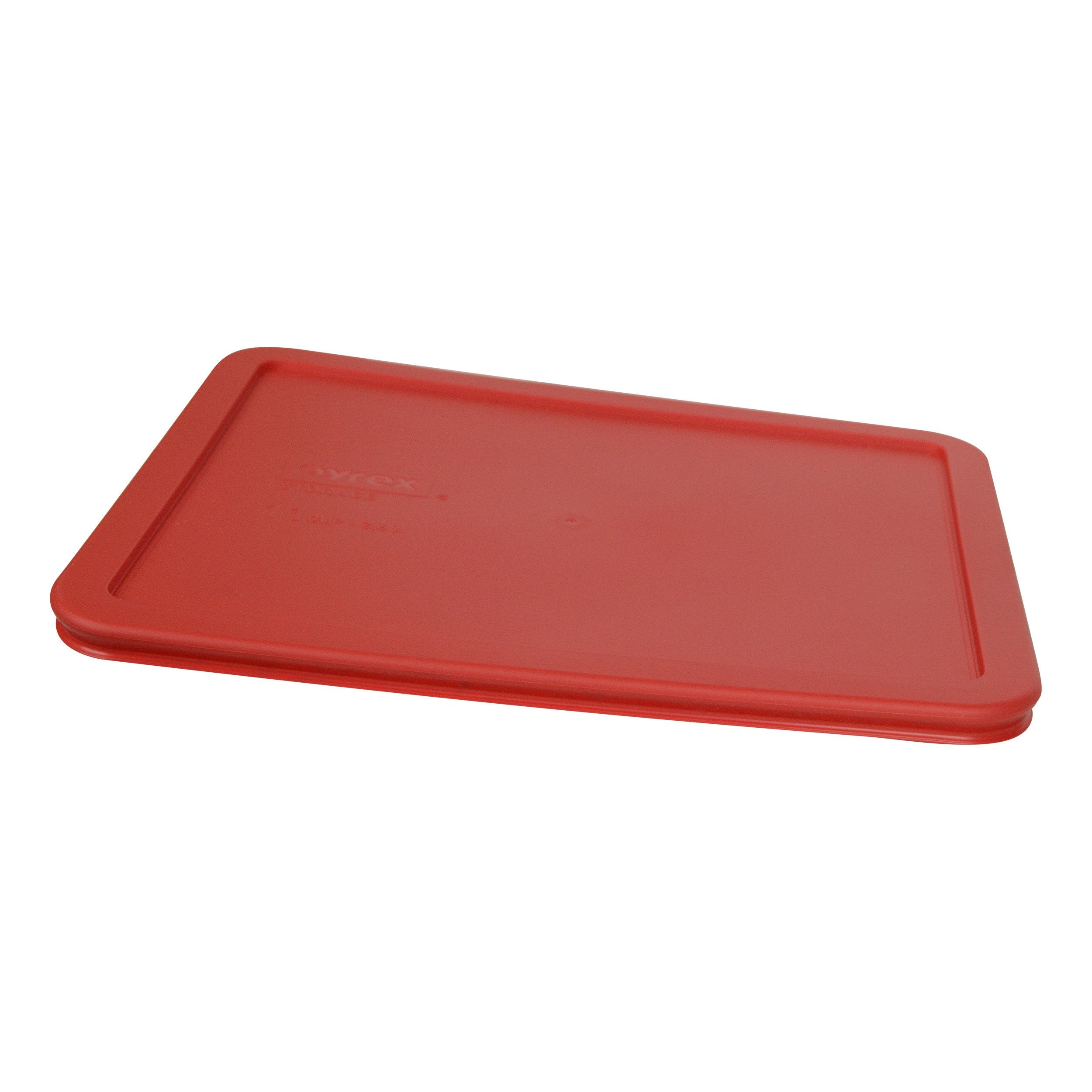 Pyrex 7212-Pc Red Plastic Food Storage Replacement Lid - 3-Pack