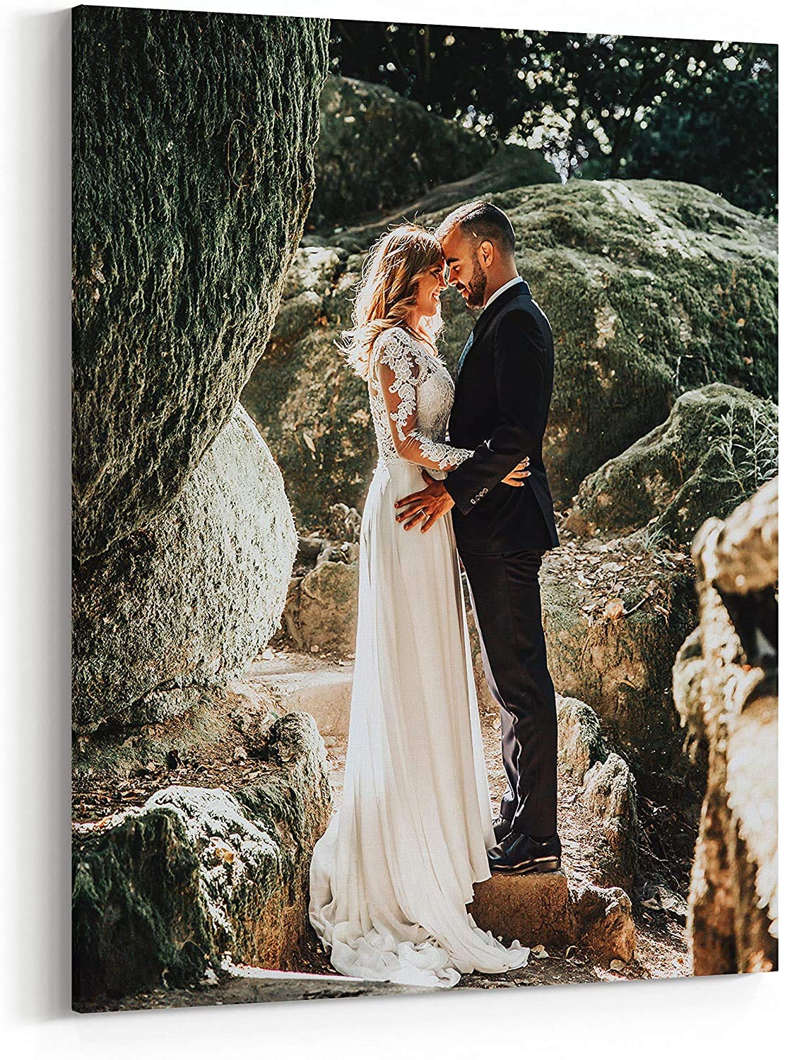 Personalized Custom Canvas Prints (Framed Canvas, 11X14) - Turn Photos Into Stunning Framed Wall Art - Perfect For Home Decor, G