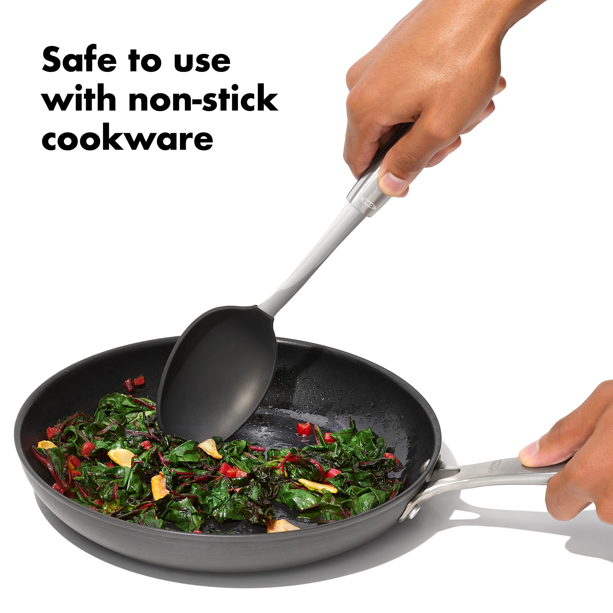 OXO Steel Silicone Cooking Spoon