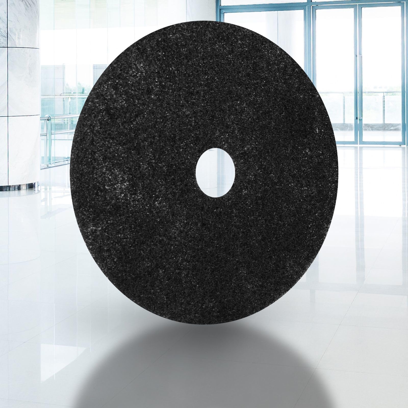 Americo 400120 Stripping Pads, 20-Inch Diameter, Black, 5/Ct
