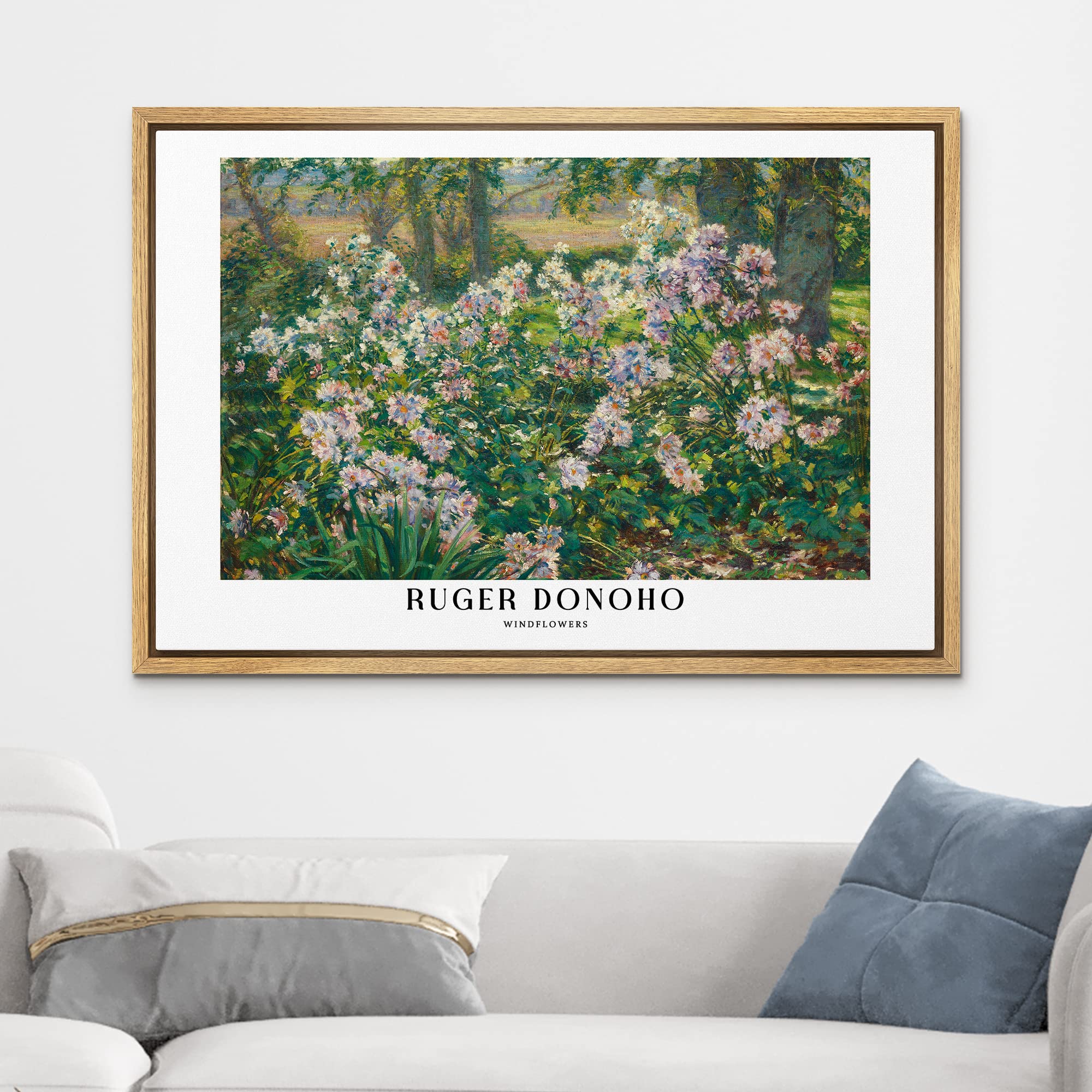 Wall26 Framed Canvas Print Wall Art Wildflowers By Ruger Donoho Historic Classical Illustrations Fine Art Decorative Vintage Zen