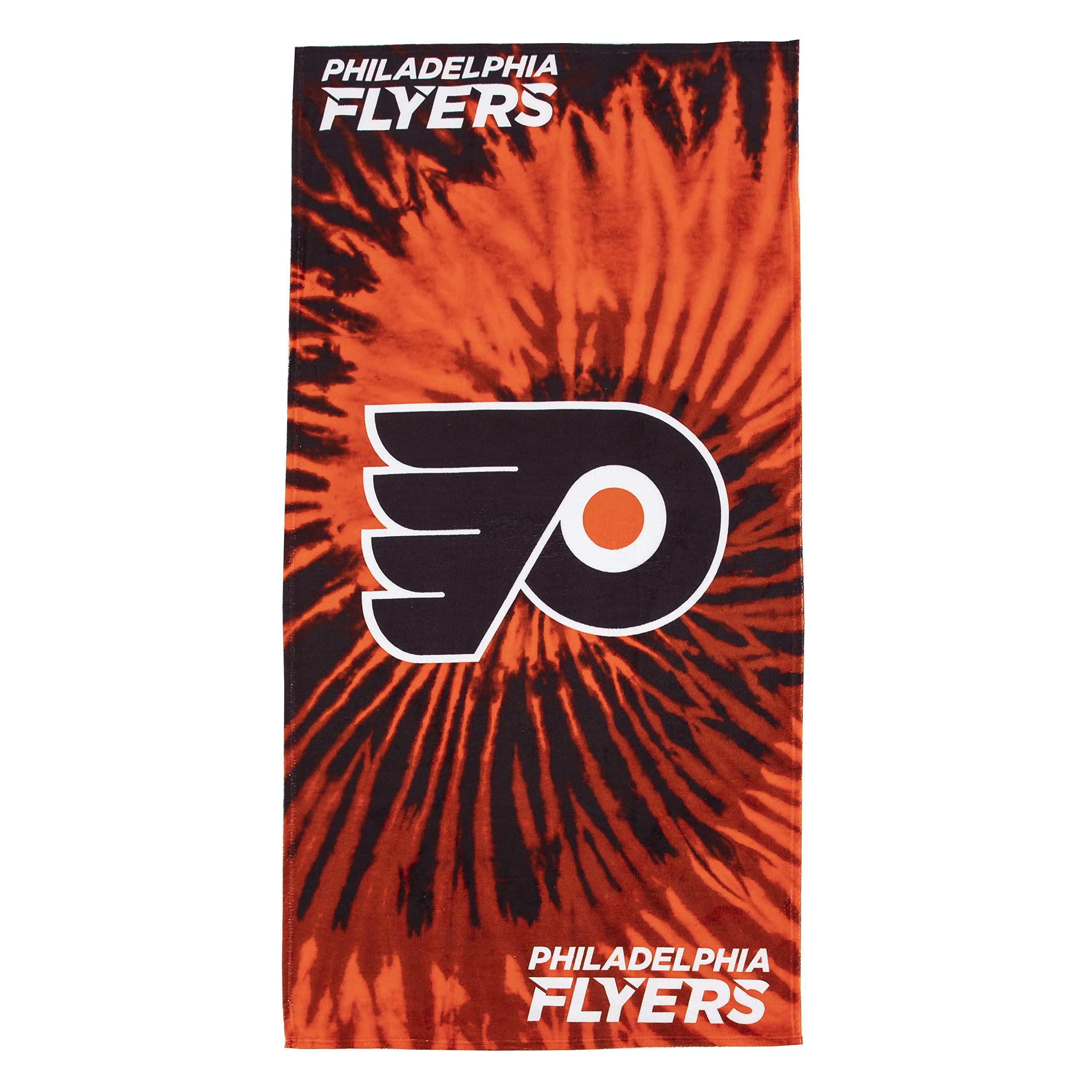 Northwest The Company Nhl Philadelphia Flyers Beach Towel, 30'' X 60'', Psychedelic