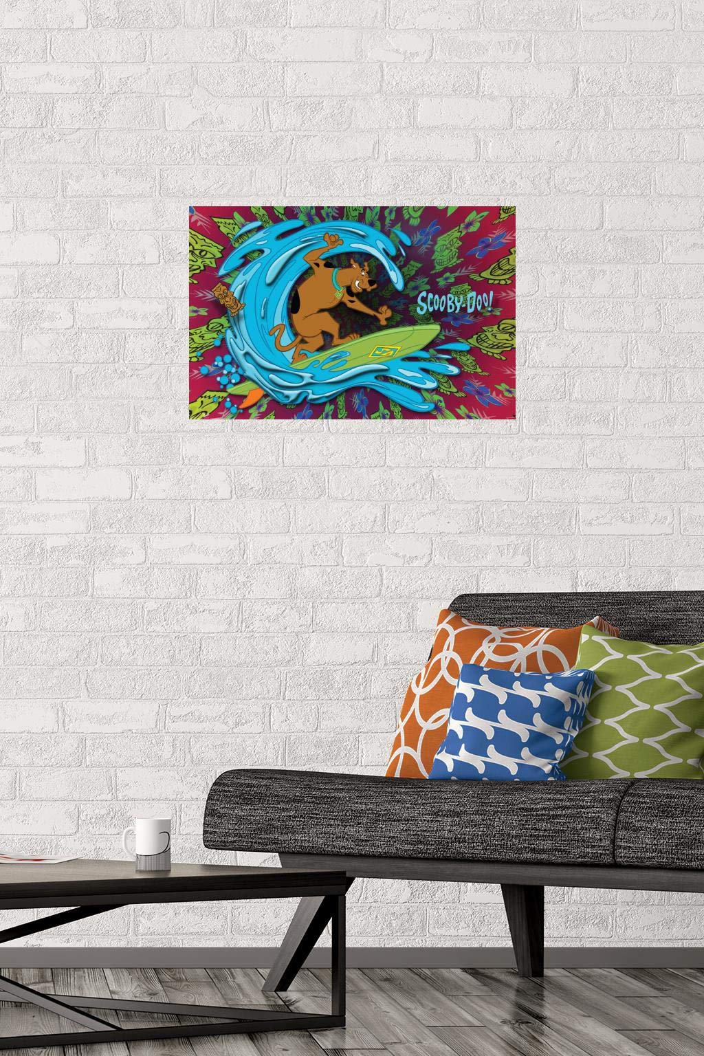 Trends International Scooby-Doo - Surf Wall Poster, 14.725'' X 22.375'', Premium Unframed Version
