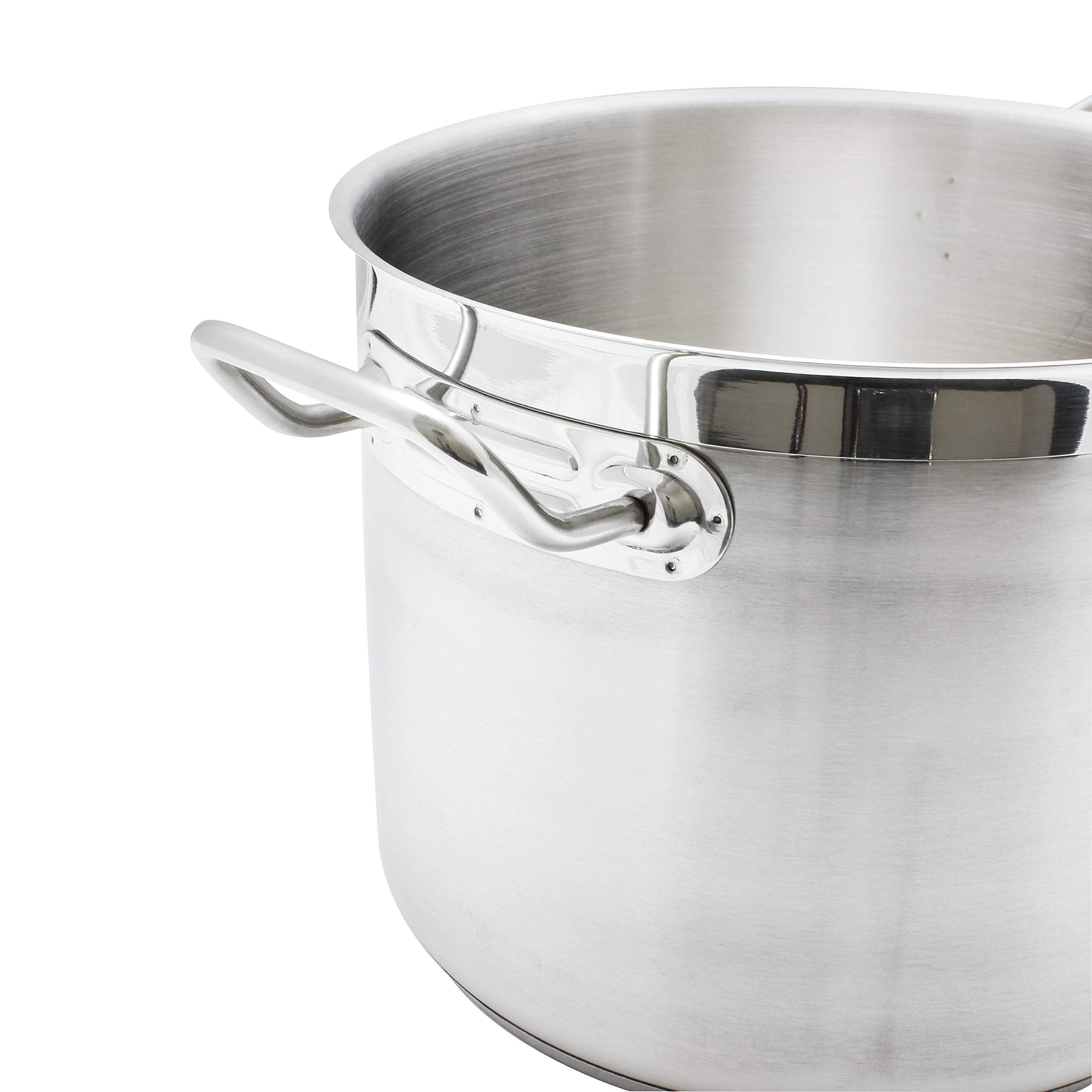 Thunder Group 12 Quart 18/8 Stainless Steel Double Boiler (3 Pcs Set), Comes In Each