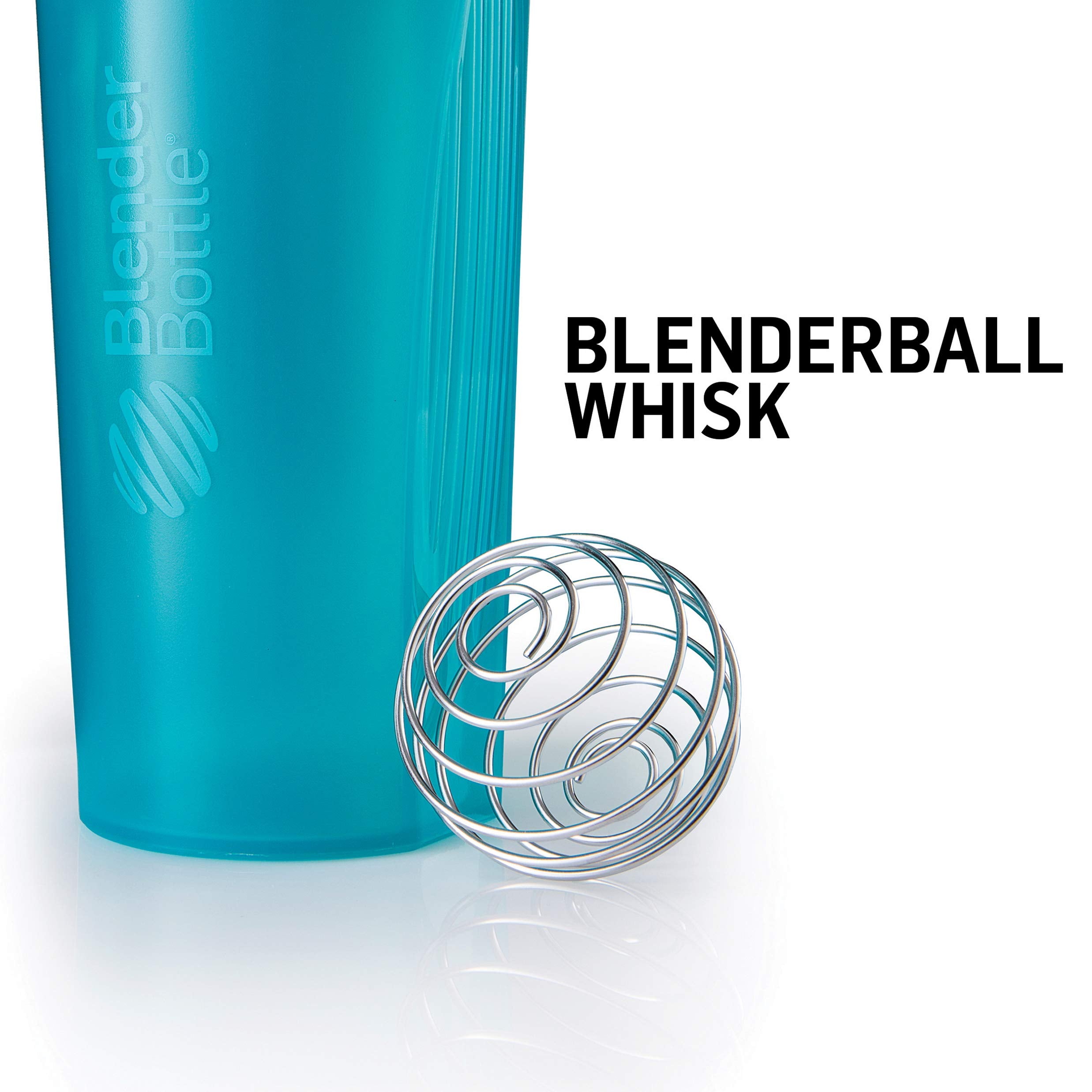Blenderbottle Classic Shaker Bottle Perfect For Protein Shakes And Pre Workout, 28-Ounce (2 Pack), All Black