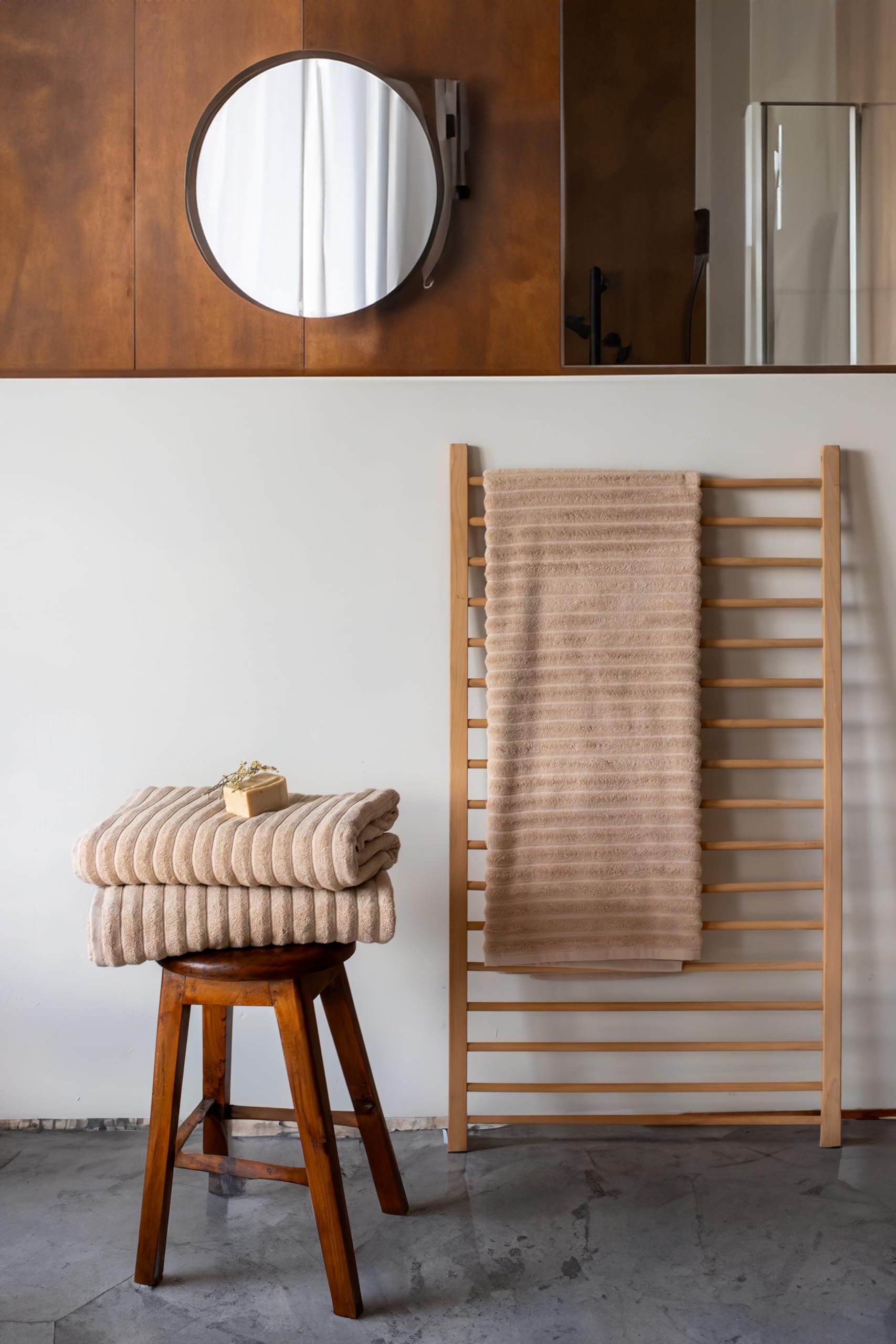 Classic Turkish Towels Ctt Luxury 6 Piece Towel Set, 100% Turkish Cotton, Quick Drying, Highly Absorbent & Comfy, Includes 2 Bat