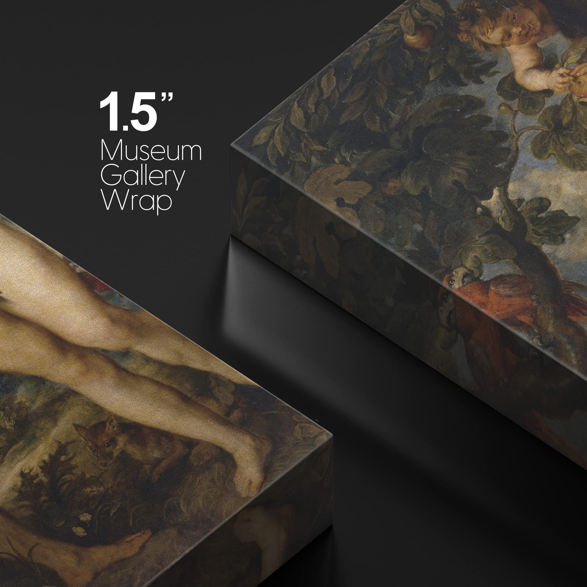 Wall26 - Oil Painting Of The Fall Of Man By Peter Paul Rubens In 1628-29 - Baroque Style - Adam, Eve, Devil, Angels - Canvas Art