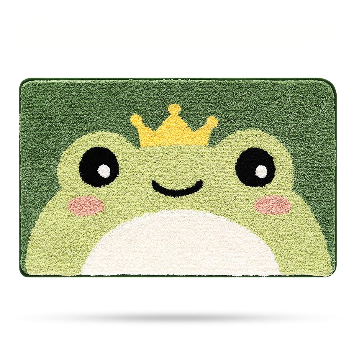 Cute Frog Bath Mat, Extra Soft Absorbent Bath Rug, Non-Slip Comfortable Bathroom Rug, Carpet For Tub, Shower, Bath Room, Machine