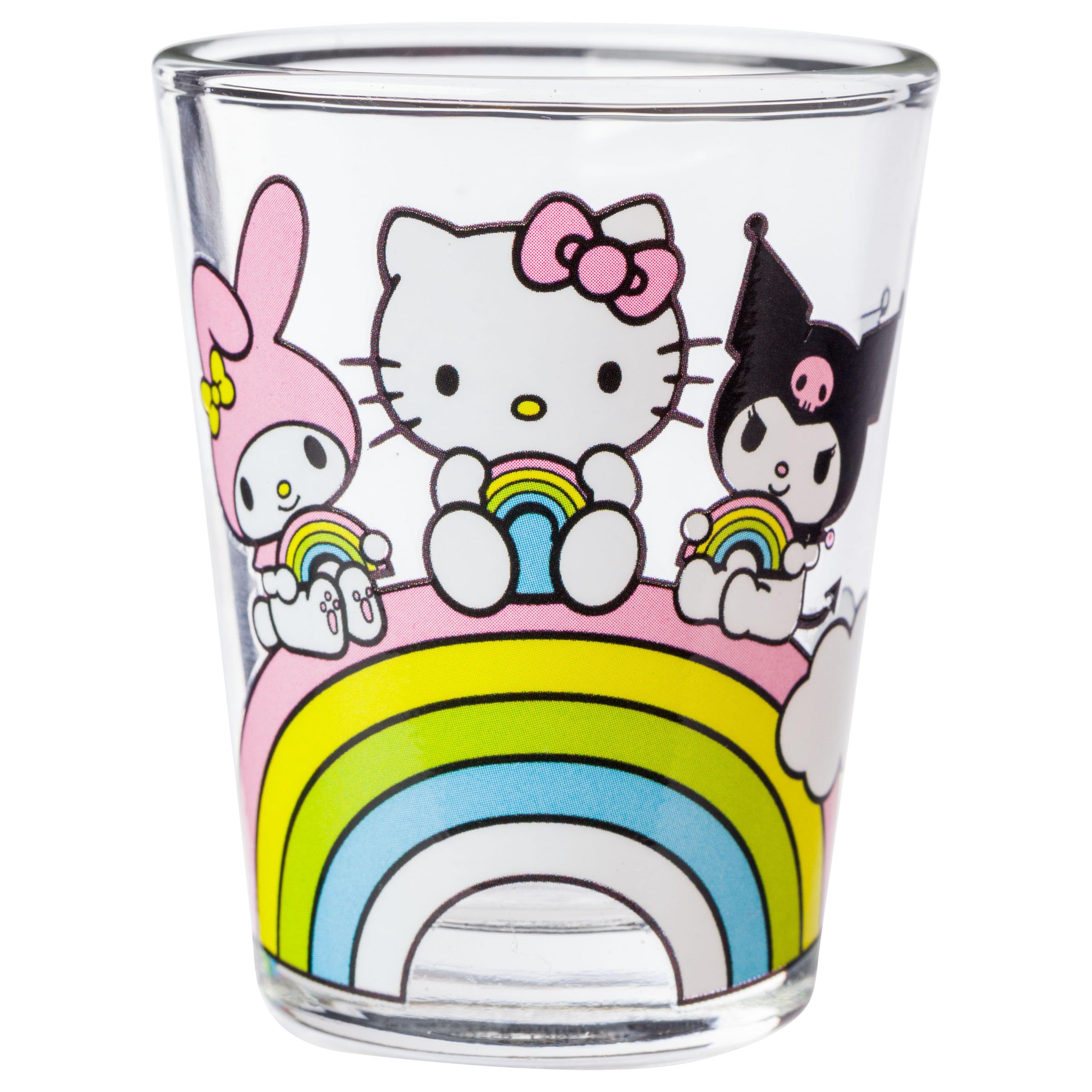 Silver Buffalo Sanrio Hello Kitty And Friends Rainbow Featuring Badtz-Maru, My Melody, Cinnamoroll, Kuromi, Little Twin Stars, P