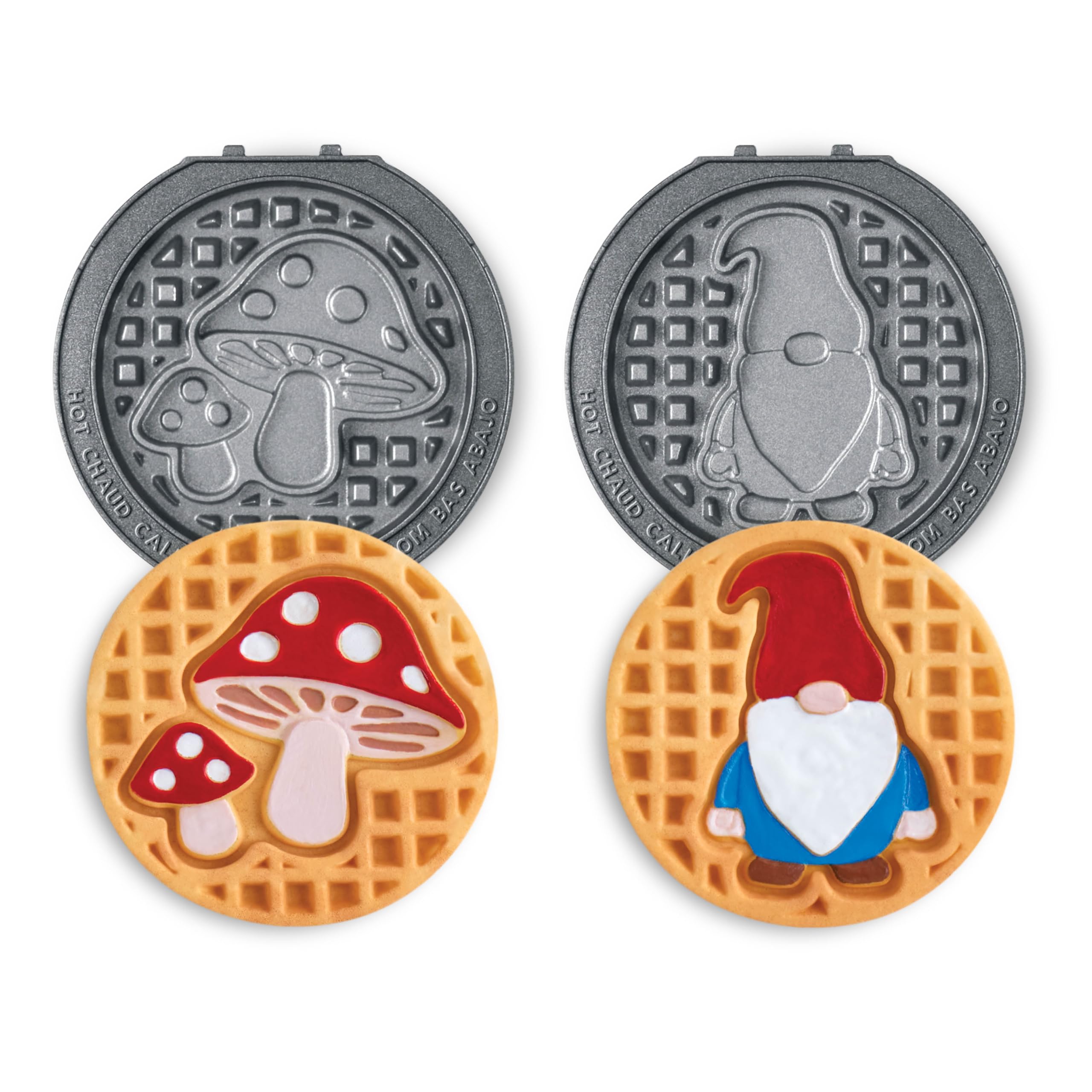 DASH Removable Plate 2-Pack for the MultiMaker Mini Maker System (Mushroom, Gnome)