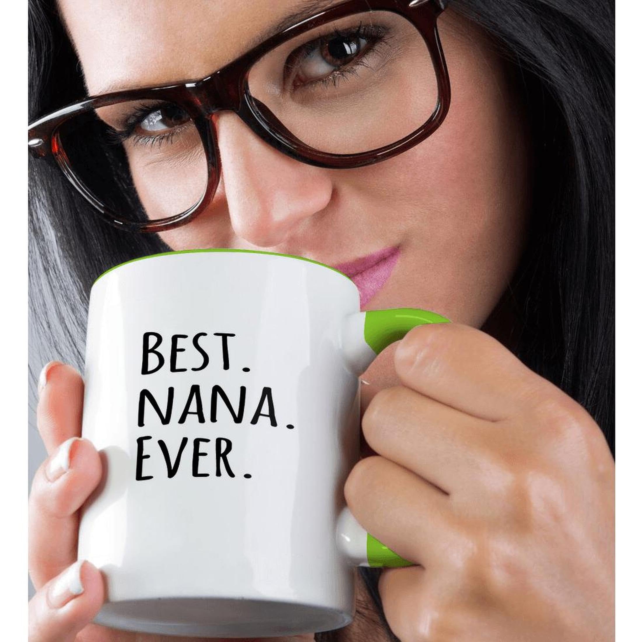3dRose Best Nana Ever - Gifts for Grandmothers - Grandma nicknames - black... - Mugs (mug_151511_7)